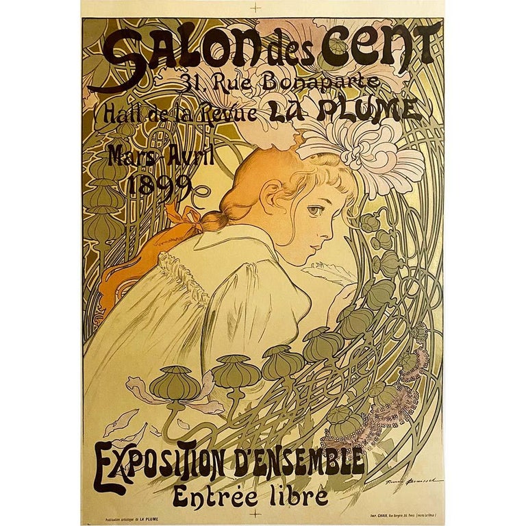 Firmin Bouisset 1899 Original Art Nouveau poster by Firmin Bouisset