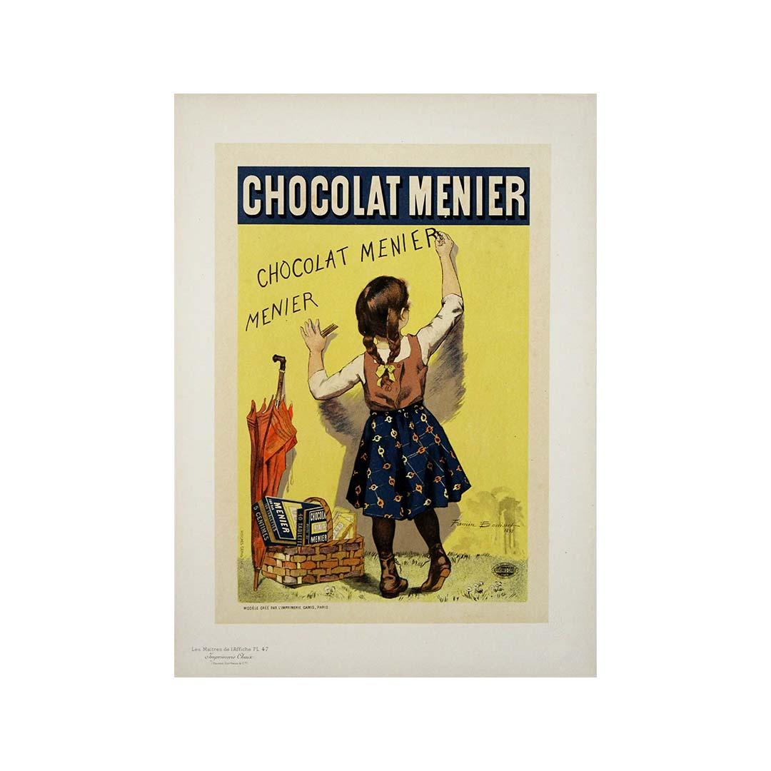 Original poster by Firmin Bouisset - Chocolat Menier - Les Maîtres de l'Affiche For Sale 1