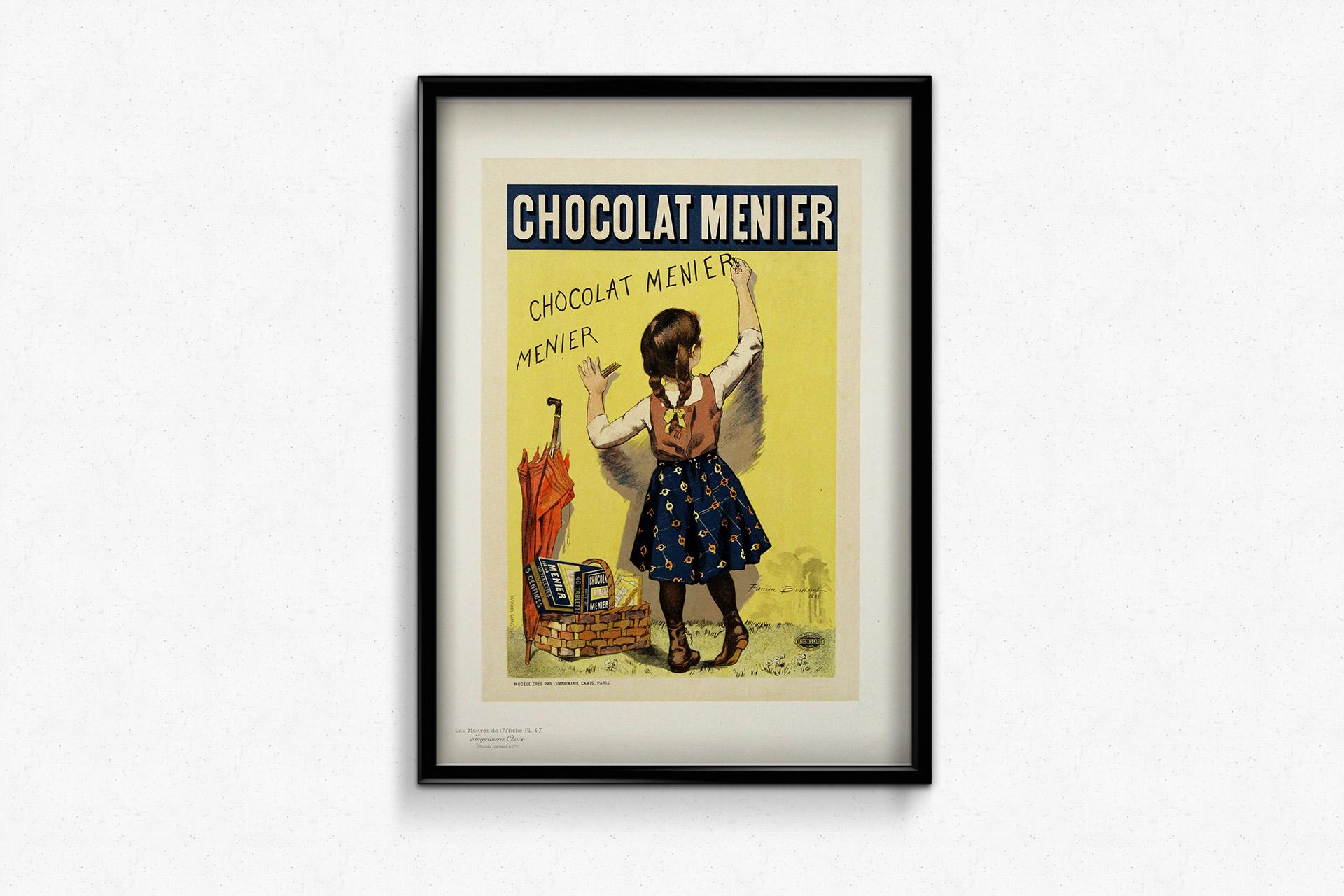 Original poster by Firmin Bouisset - Chocolat Menier - Les Maîtres de l'Affiche For Sale 3