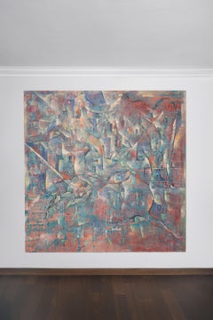 The Ground of Revelation, Oil and acrylic on canvas, Iranian Contemporary Art