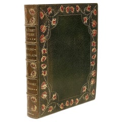 Antique First Century of English Porcelain by Binns, 1906, in a Beautiful Binding!