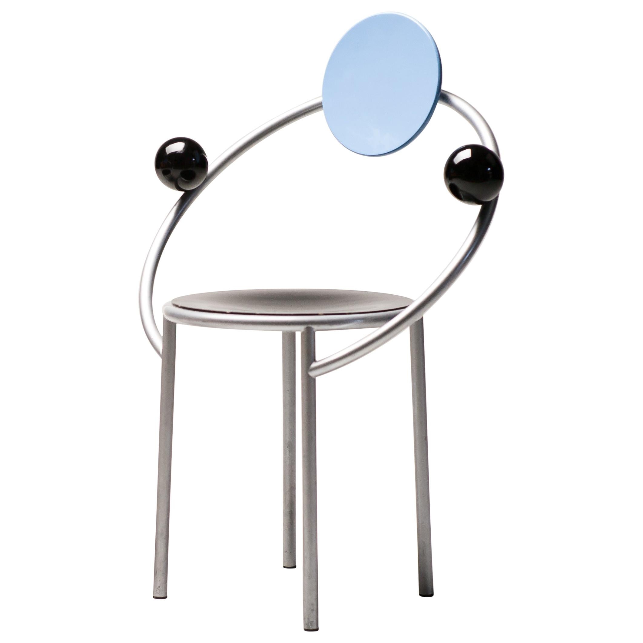 First Chair by Michele De Lucchi for Memphis, Marked