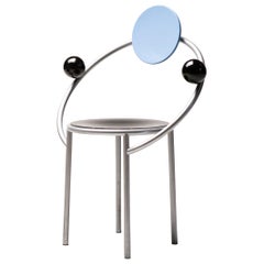 First Chair by Michele De Lucchi for Memphis, Marked