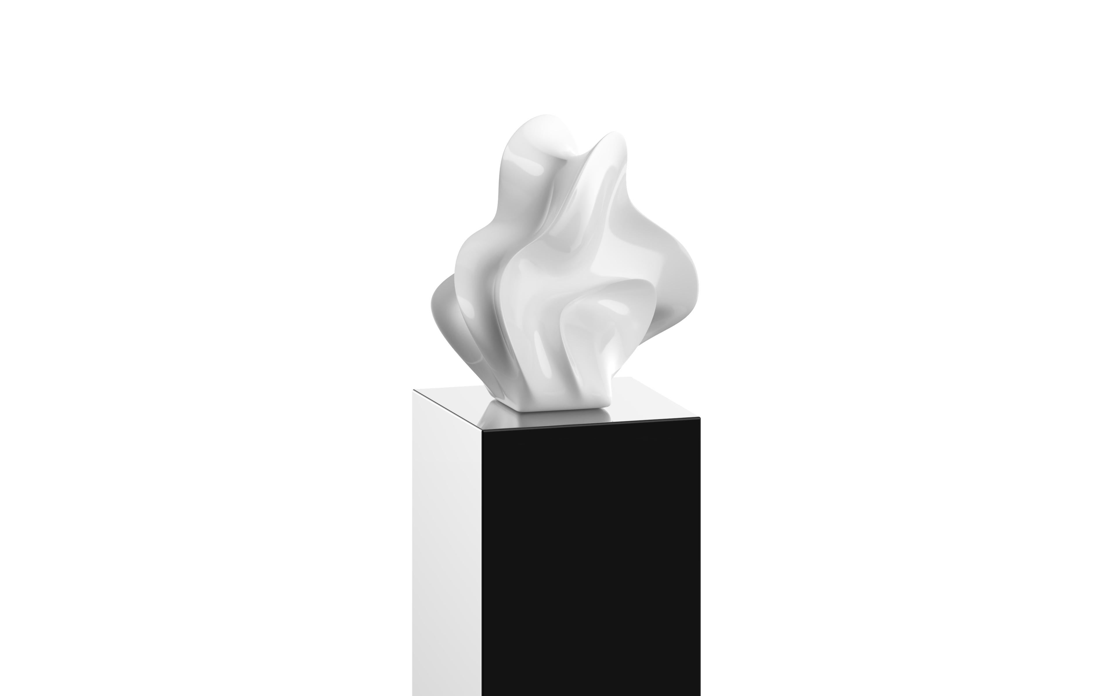 Introducing the first edition of 'Serene Continuum', a sculptural symphony by the up-and-coming Belgian artist Mattice Boets. This piece, the first in a highly exclusive first series of just 5, stands as a singular exploration of form and