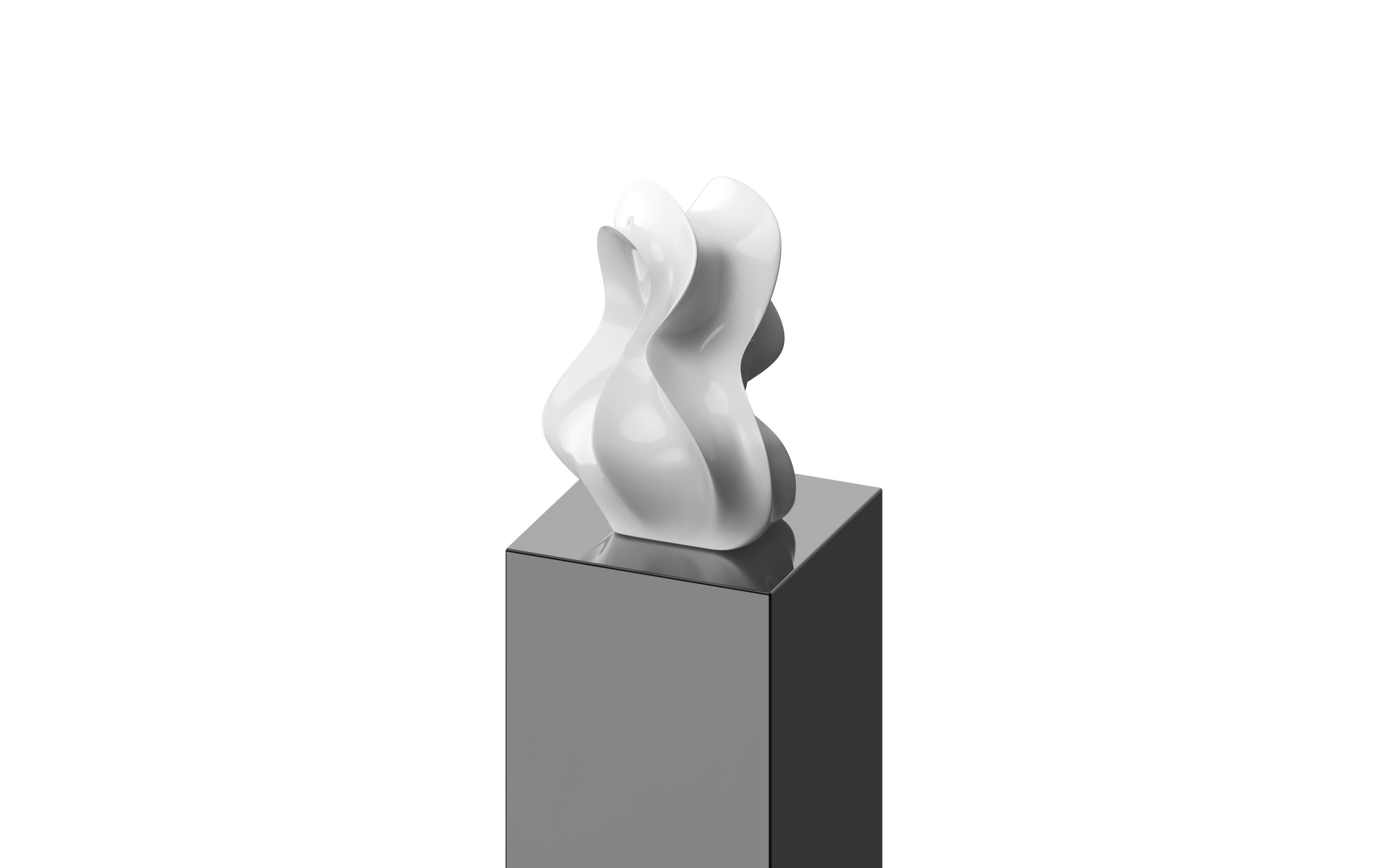 Organic Modern First Edition 1/5 Organic Sculpture in White Lacquer by Mattice Boets For Sale