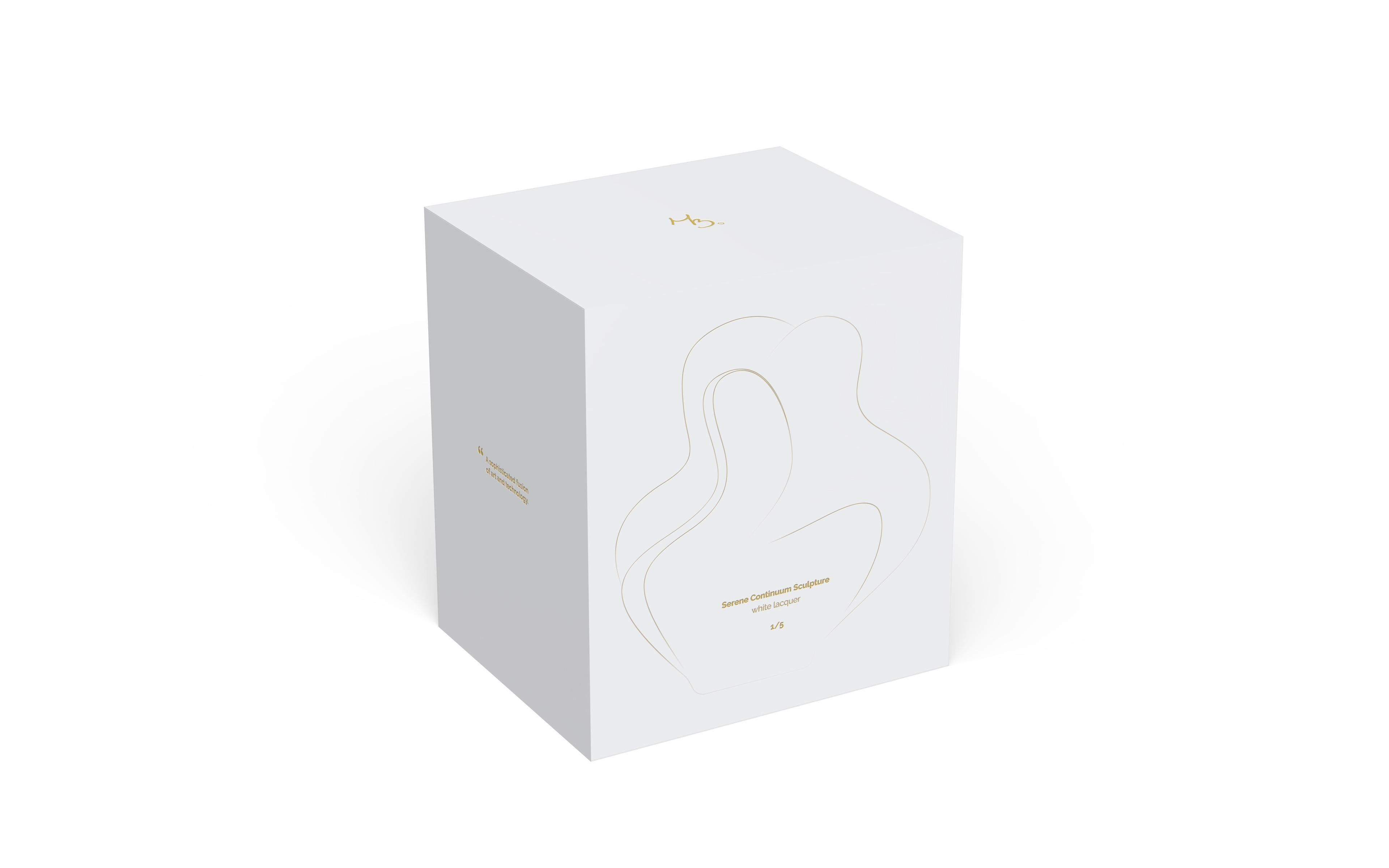 Contemporary First Edition 1/5 Organic Sculpture in White Lacquer by Mattice Boets For Sale
