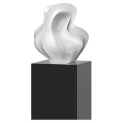 Primera edición 1/5 Escultura orgánica en laca blanca de Mattice Boets