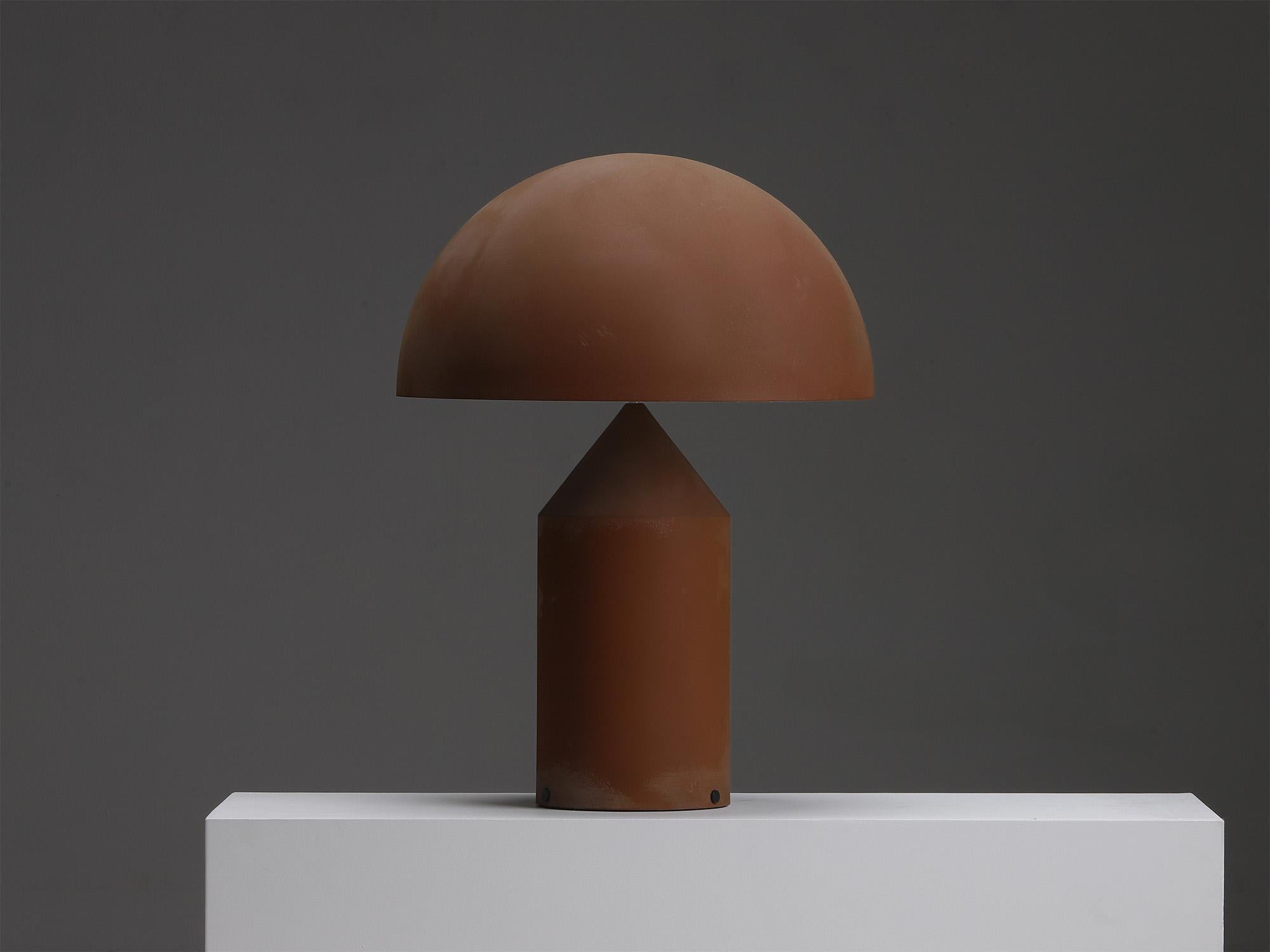 first edition Atollo table lamp designed by Vico Magistretti in 1977 Oluce Italy For Sale 2