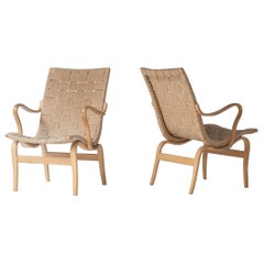 First edition ‘Eva’ chairs by Bruno Mathsson for Karl Mathsson, Sweden 1960s