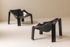 First edition F300 lounge chairs by Pierre Paulin for Artifort, France 1964.