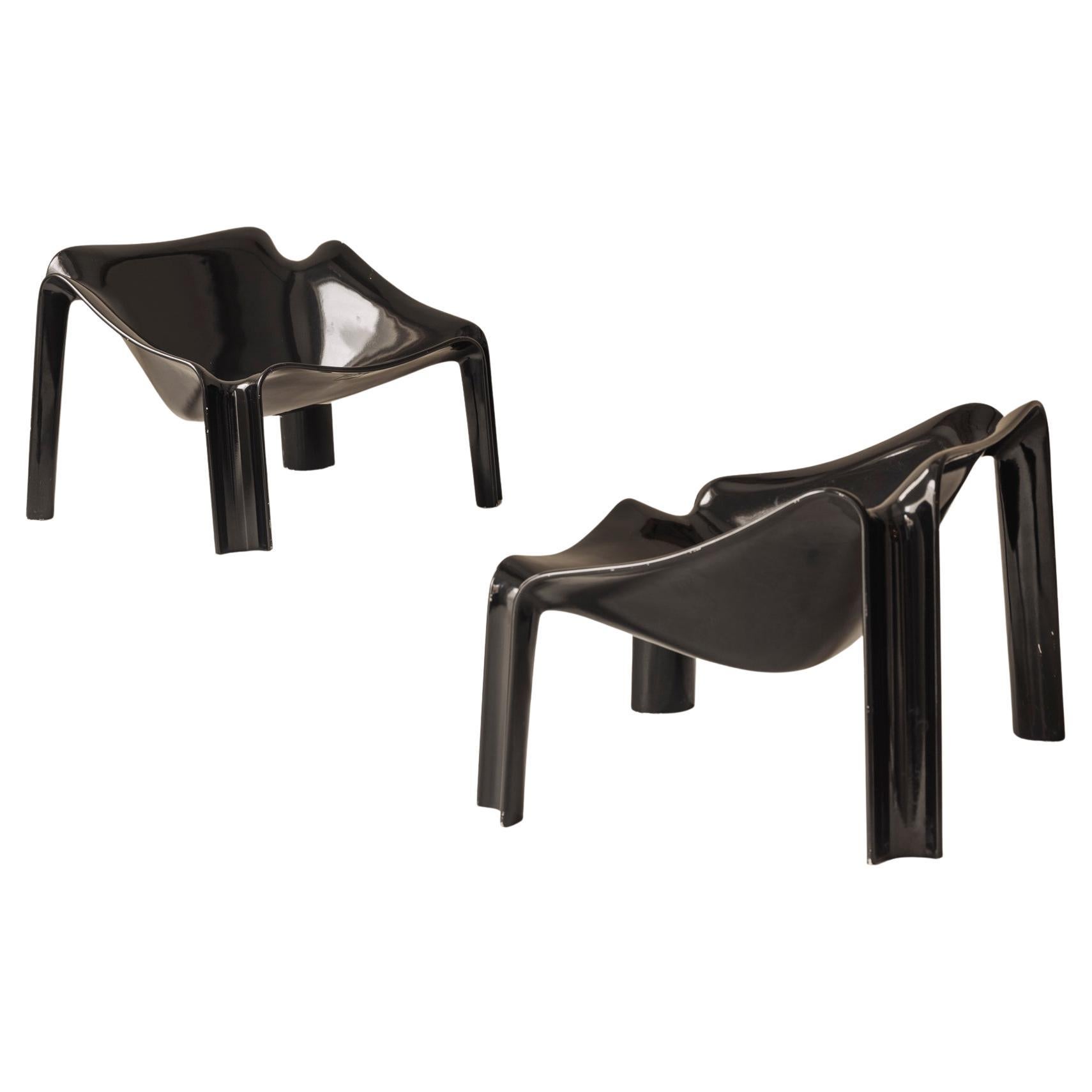 First edition F300 lounge chairs by Pierre Paulin for Artifort, France 1964. in vendita