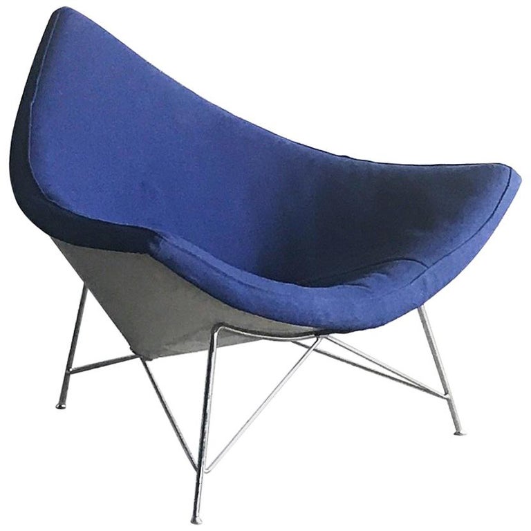 First Edition Nelson Herman Miller Coconut Lounge at 1stDibs