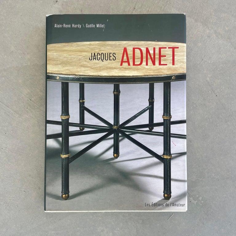 Première édition du livre de Jacques Adnet par Gaelle Millet & Alain-Rene Hardy. 

Ouvrage de 260 pages sur la vie et l'héritage de l'un des designers français les plus prolifiques du 20e siècle, Jacques Adnet. Écrit en français mais contenant une