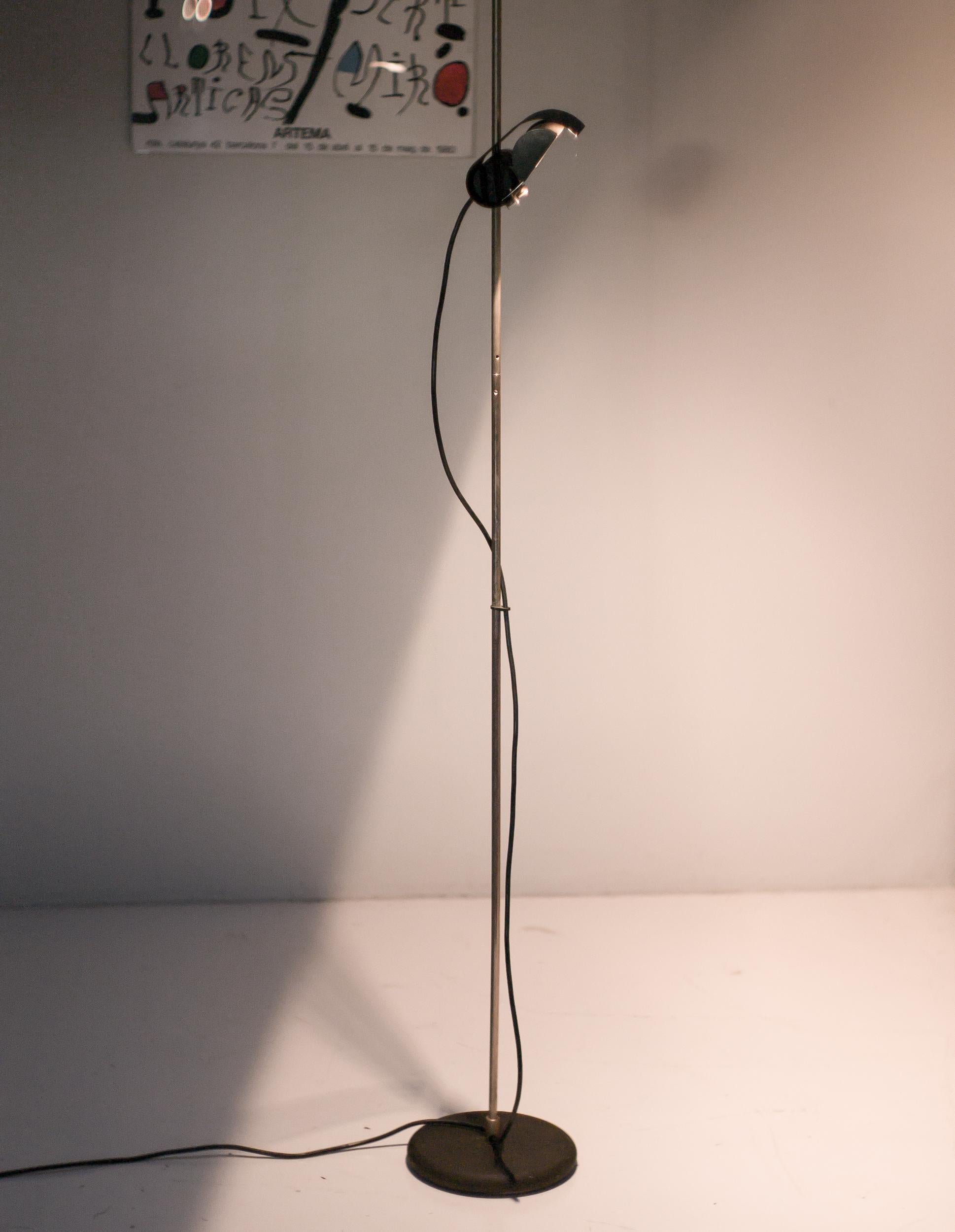 Late 20th Century First Edition Joe Colombo for O-Luce 626 Floor Lamp