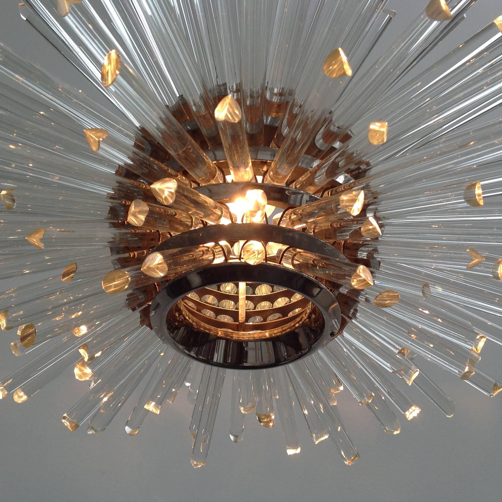 Mid-Century Modern First Edition of Amazing Miracle Chandelier by Friedl Bakalowits and Sohne For Sale