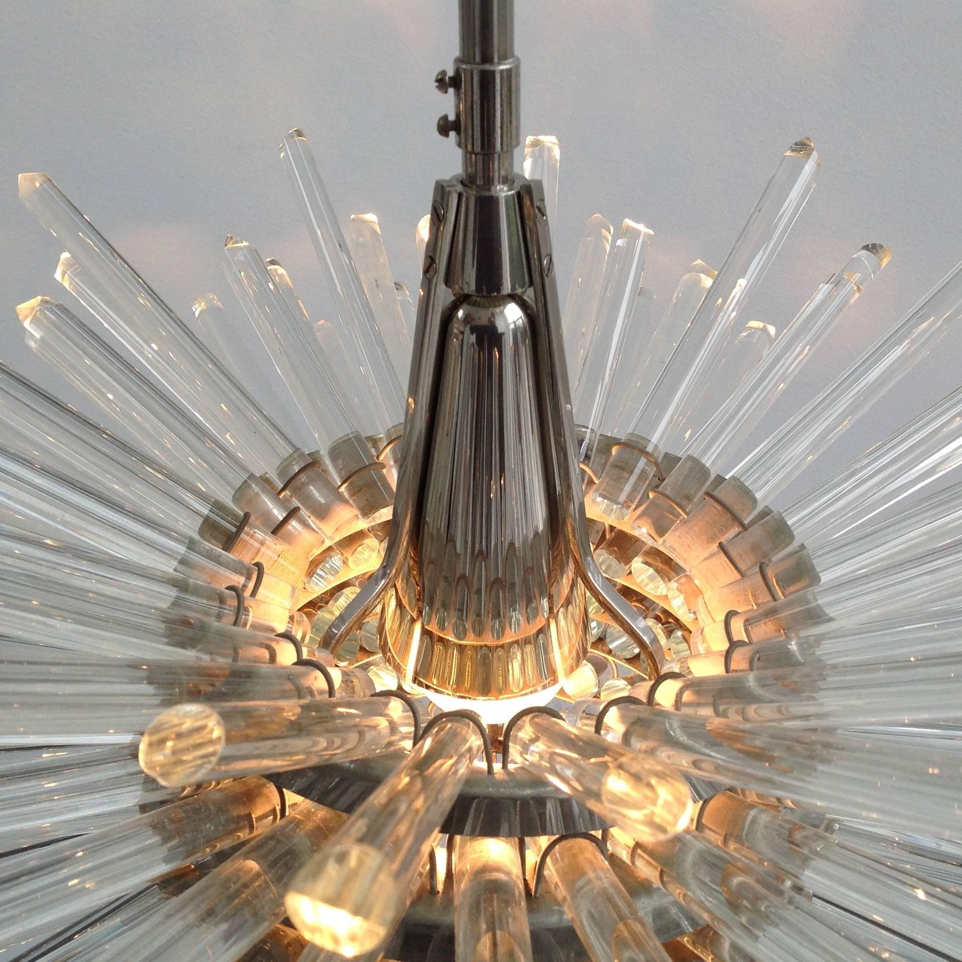 Mid-20th Century First Edition of Amazing Miracle Chandelier by Friedl Bakalowits and Sohne For Sale