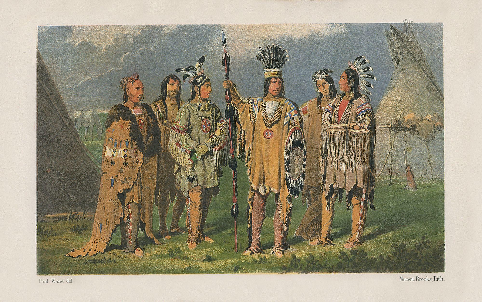Kane, Paul (1810-1871)
Vagabondages d'un artiste parmi les Indiens d'Amérique du Nord ; du Canada à l'île de Vancouver et à l'Oregon en passant par le territoire de la Compagnie de la Baie d'Hudson, et retour. 
Londres : Longman, Brown, Green,