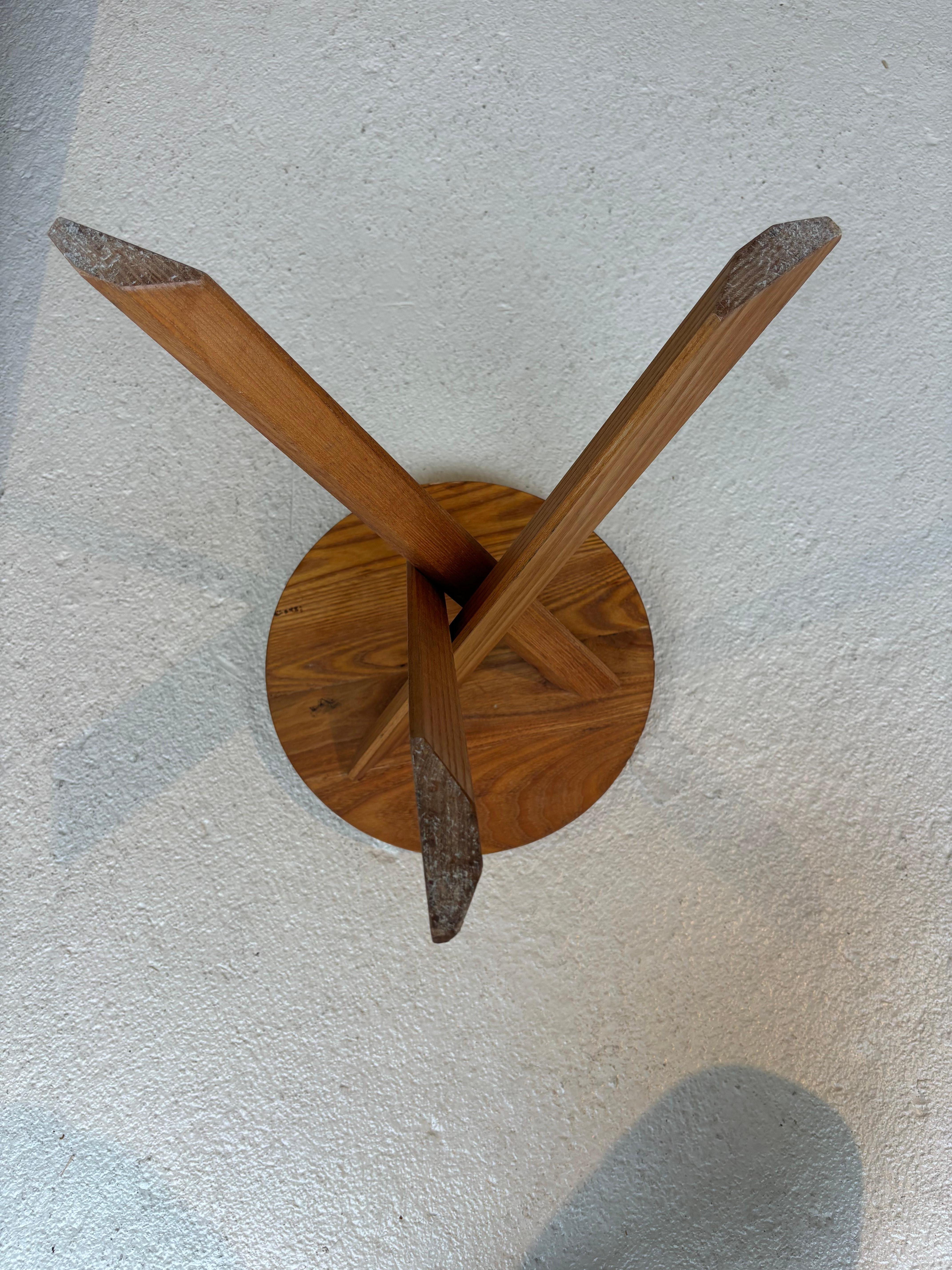 First edition of S31 stool by Pierre Chapo For Sale 3