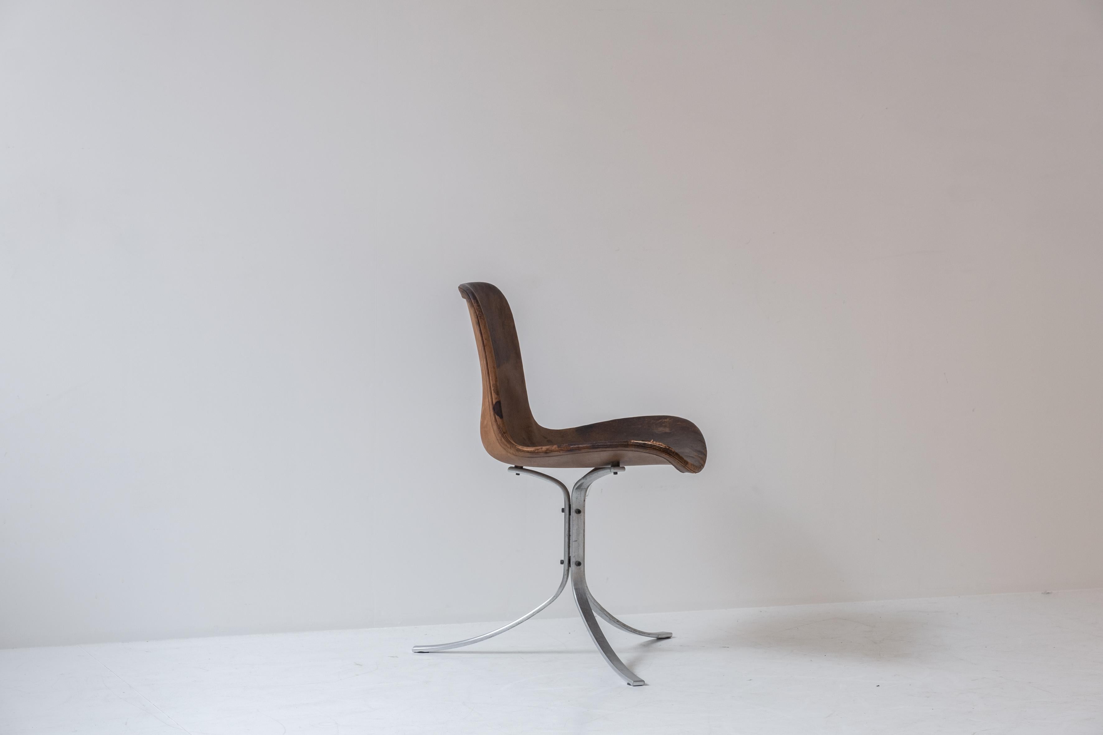 Danish First Edition PK9 Tulip Chair by Poul Kjaerholm for E. Kold Christensen, DK 1961