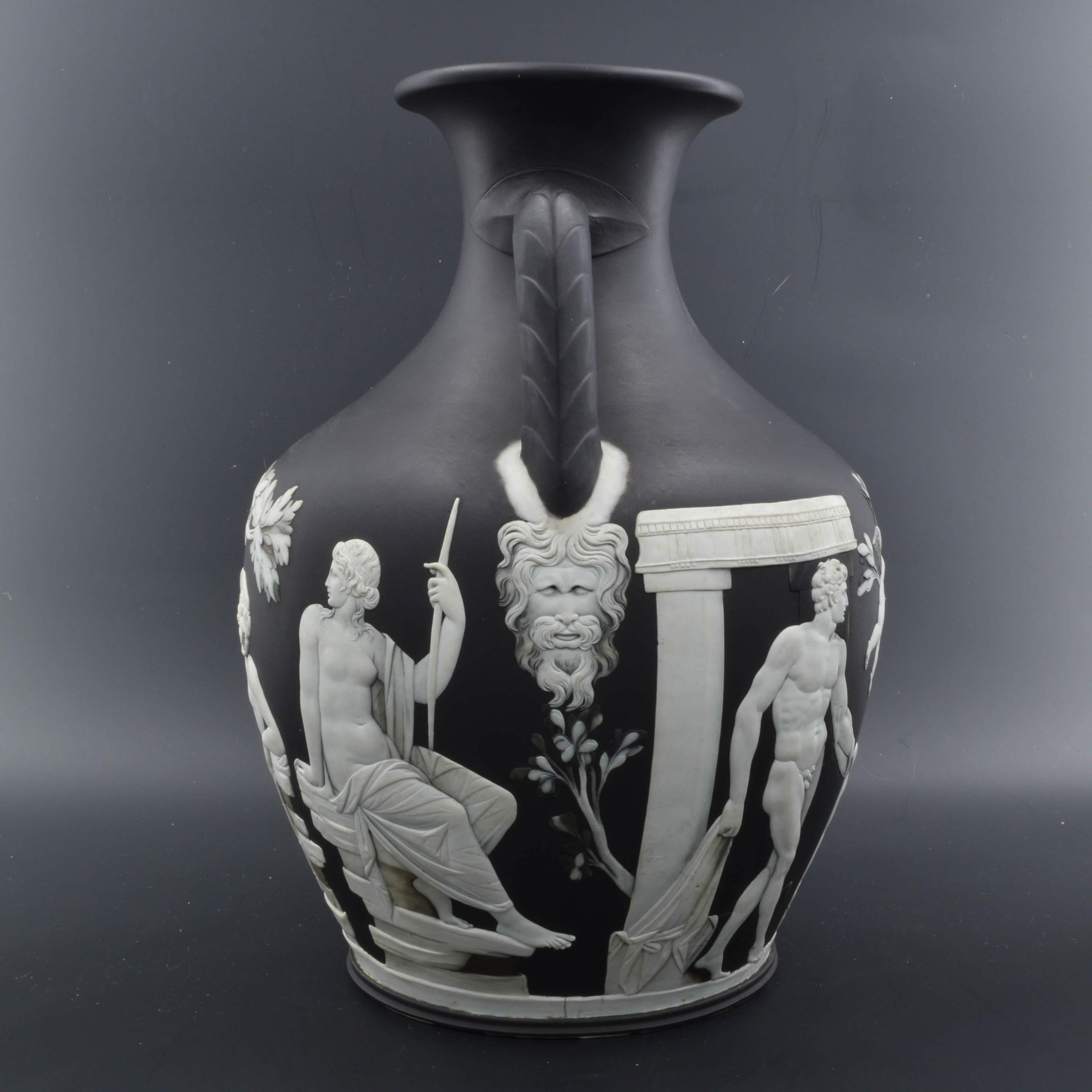 Néoclassique Première édition du vase de Portland, Wedgwood, vers 1793 en vente
