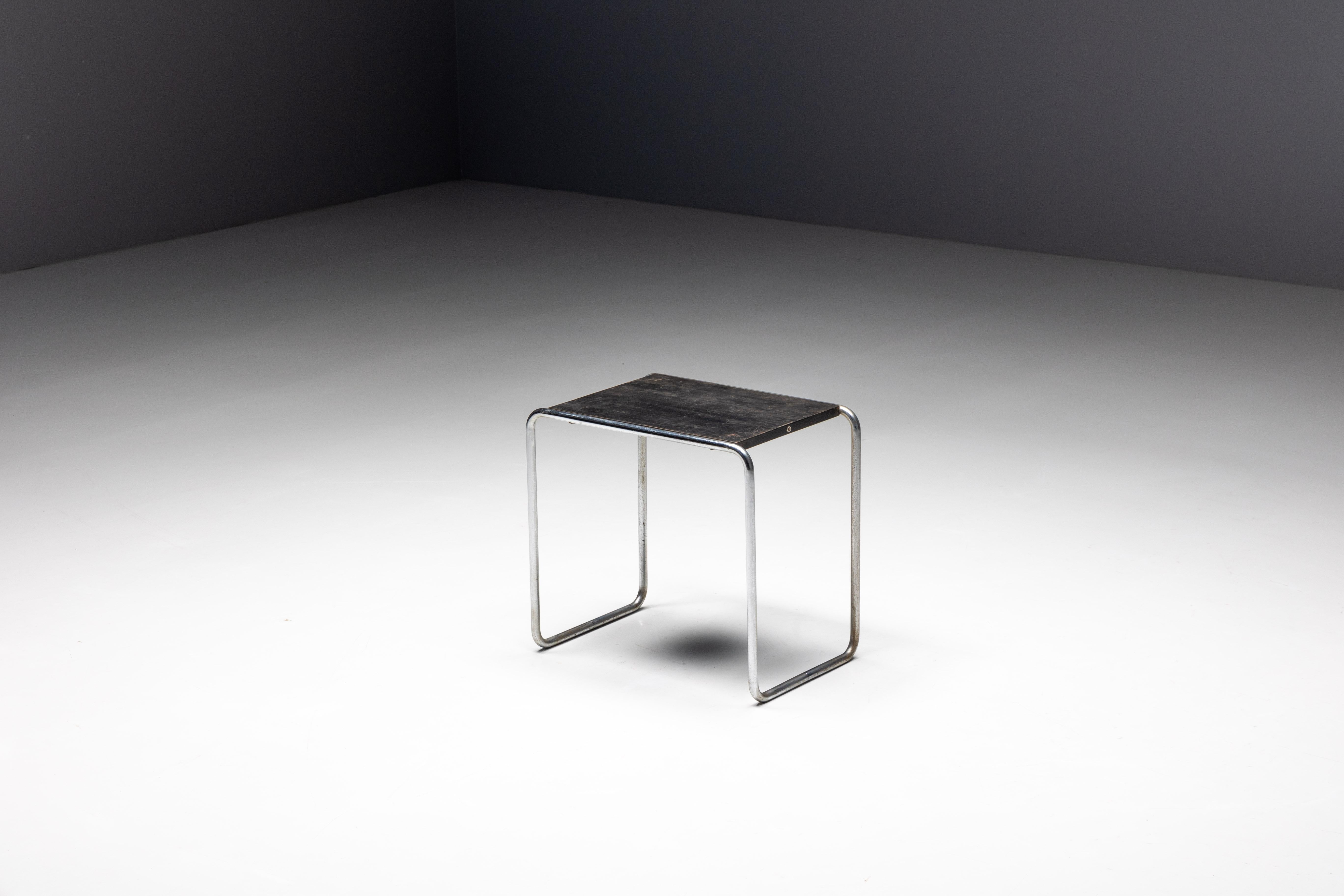Primera edición de mesas auxiliares de Marcel Breuer para Thonet, Alemania, años 30 en venta 7