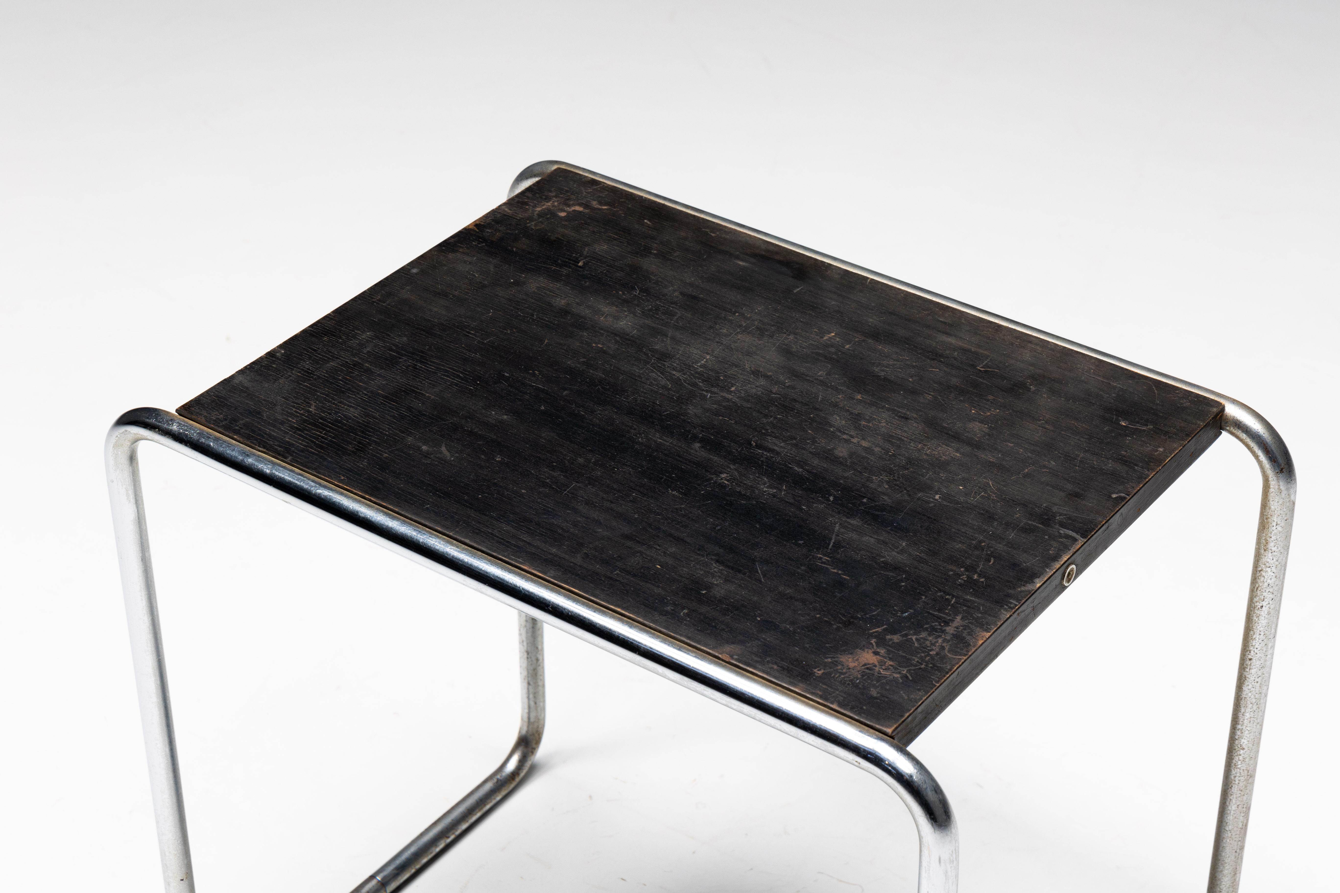 Primera edición de mesas auxiliares de Marcel Breuer para Thonet, Alemania, años 30 en venta 8