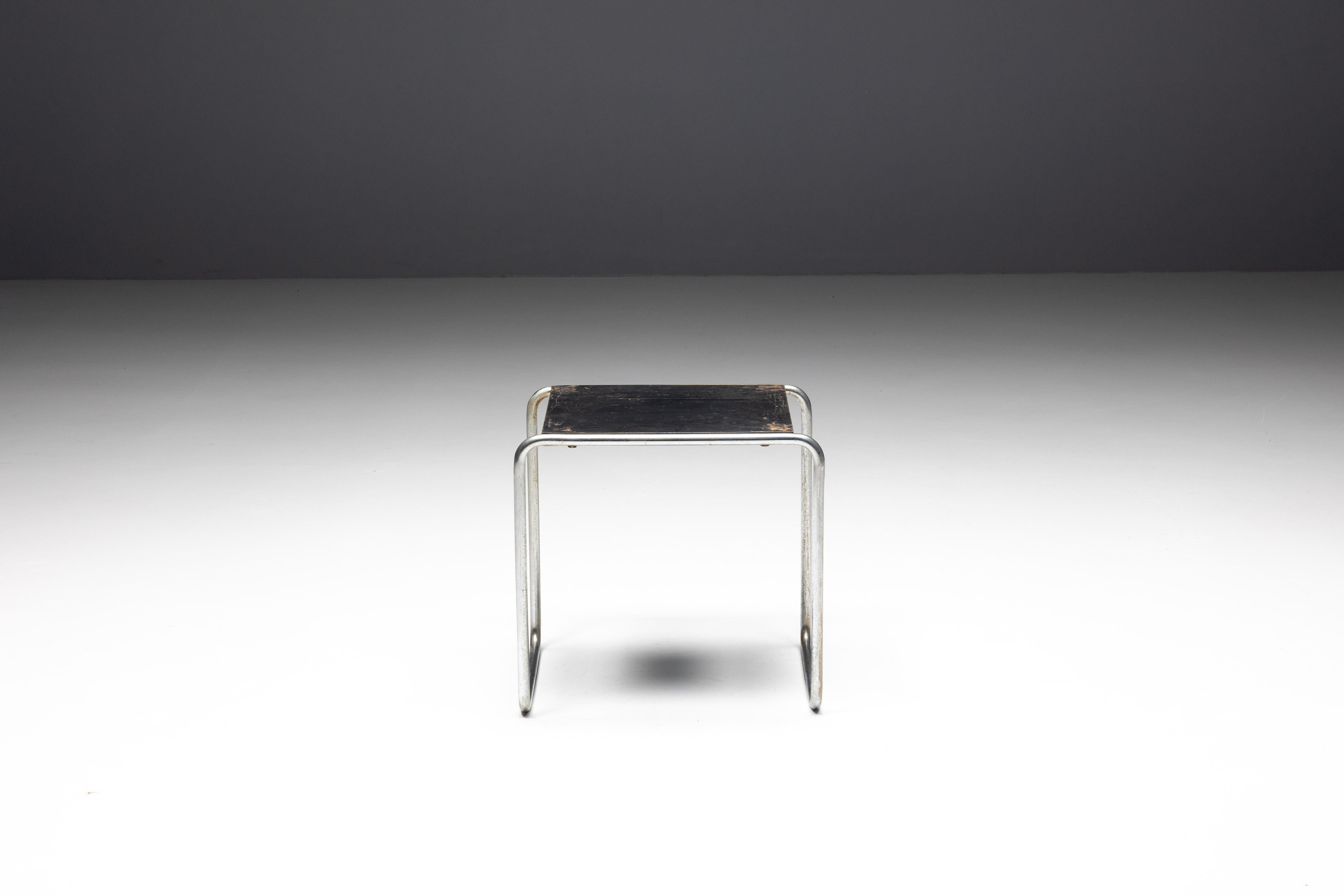 Primera edición de mesas auxiliares de Marcel Breuer para Thonet, Alemania, años 30 en venta 10
