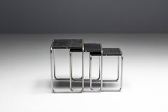 Tavolini in prima edizione di Marcel Breuer per Thonet, Germania, anni '30