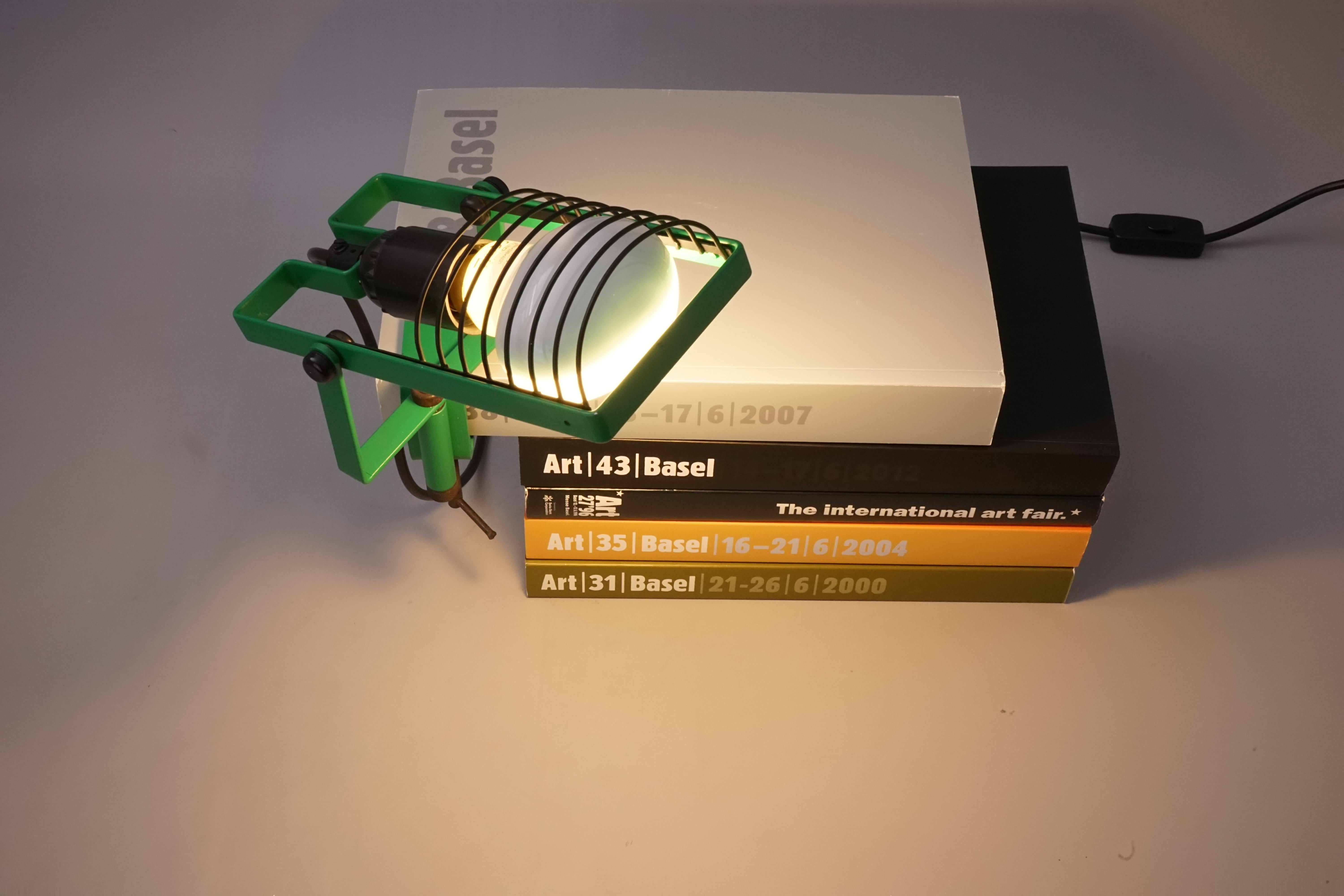 Metal First Edition Sintesi Lamp in Green by Ernesto Gismondi for Artemide 