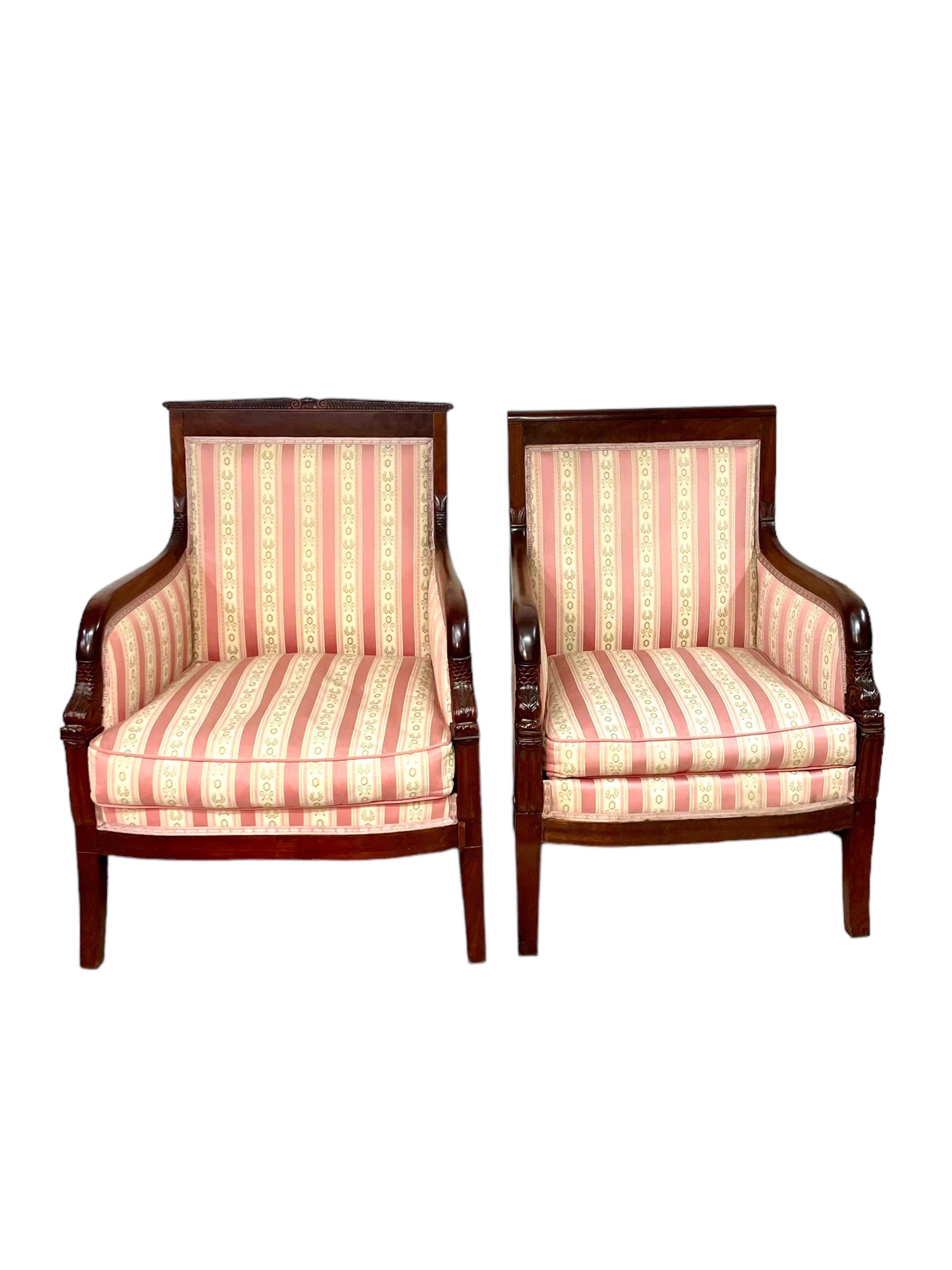1810s Bergere Armchair  For Sale 4
