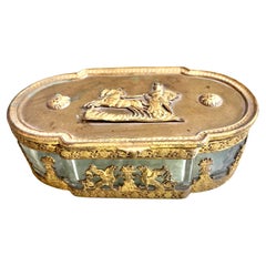 First Empire Grand Tour Gilt Bronze Mounted Box with Apollo in His Chariot