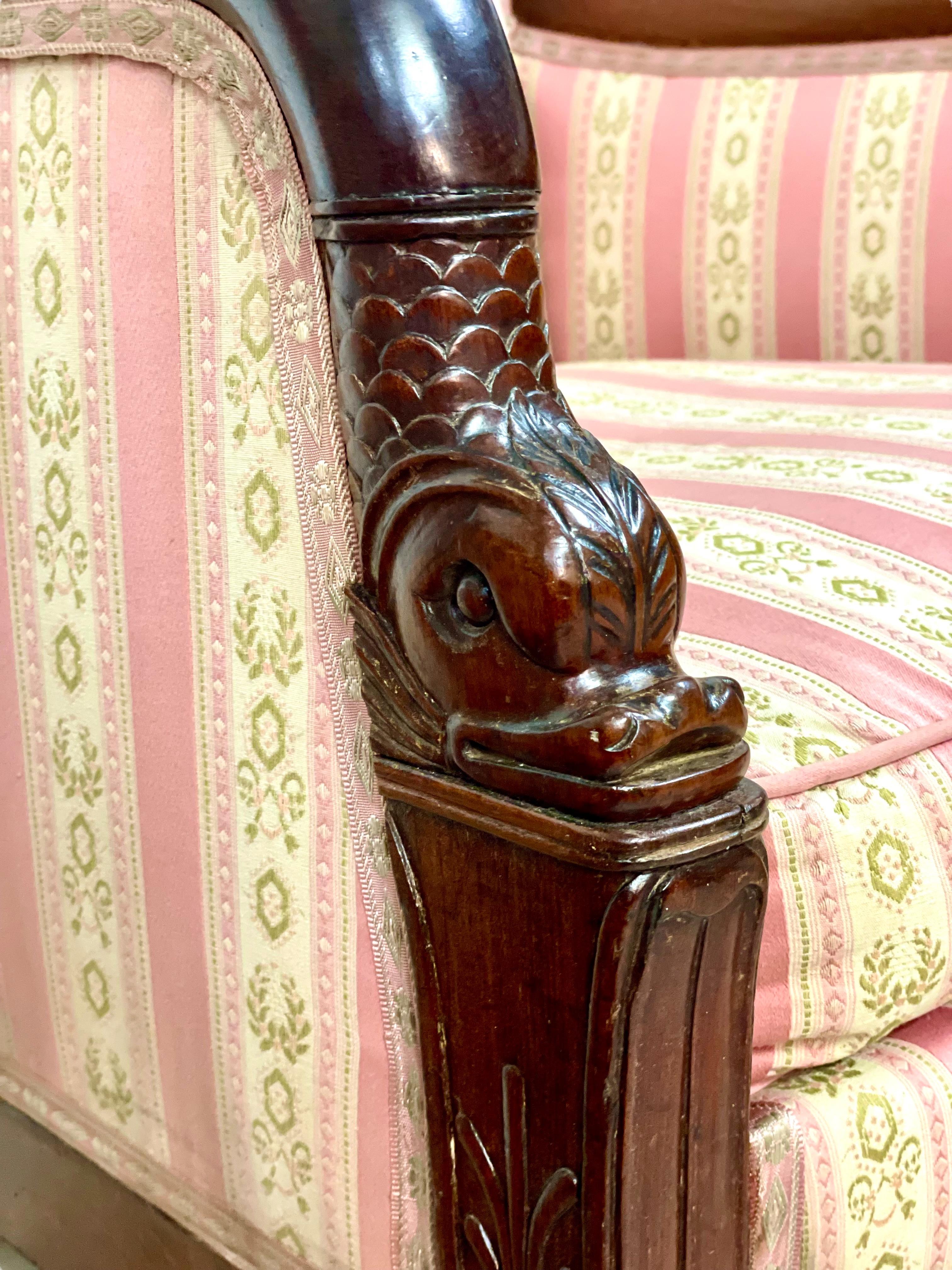 1810s Bergere Armchair  For Sale 3