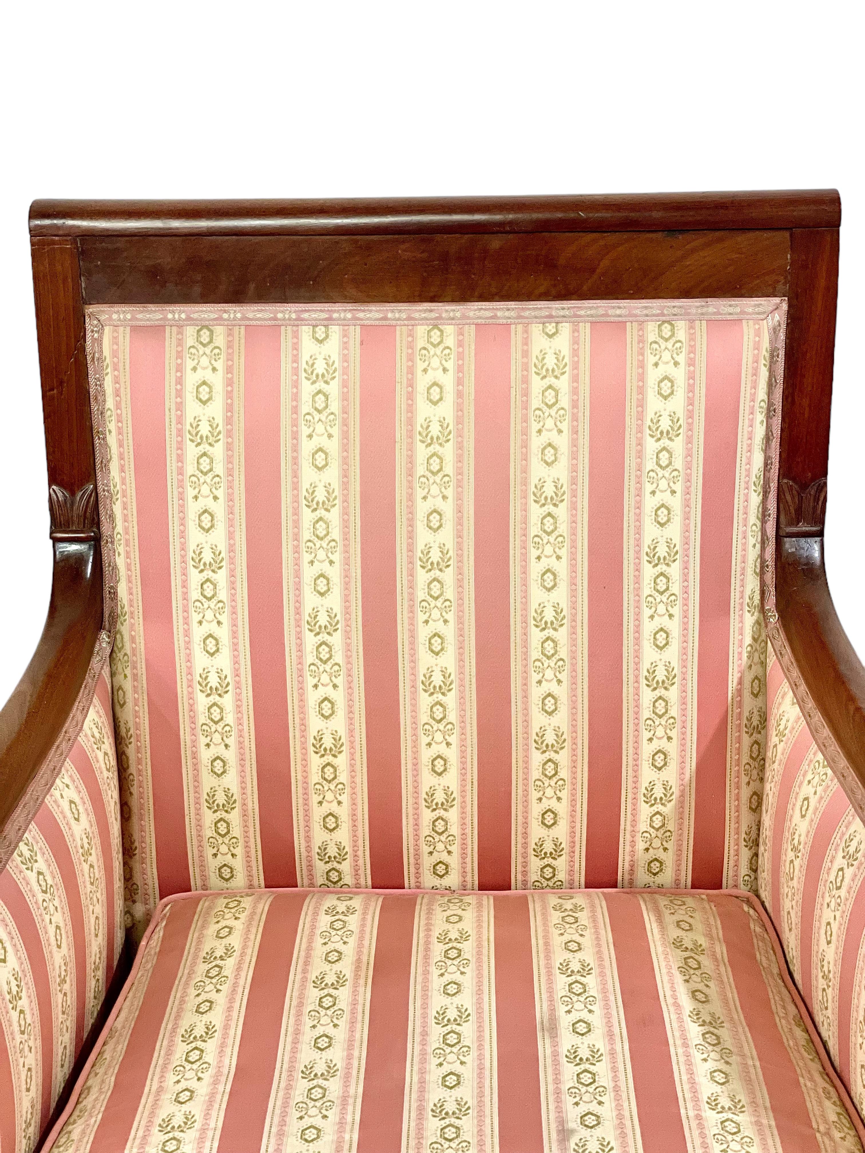 1810er Bergere Sessel  (Französisch) im Angebot