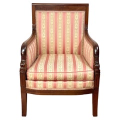 First Empire Period Bergere Chair 