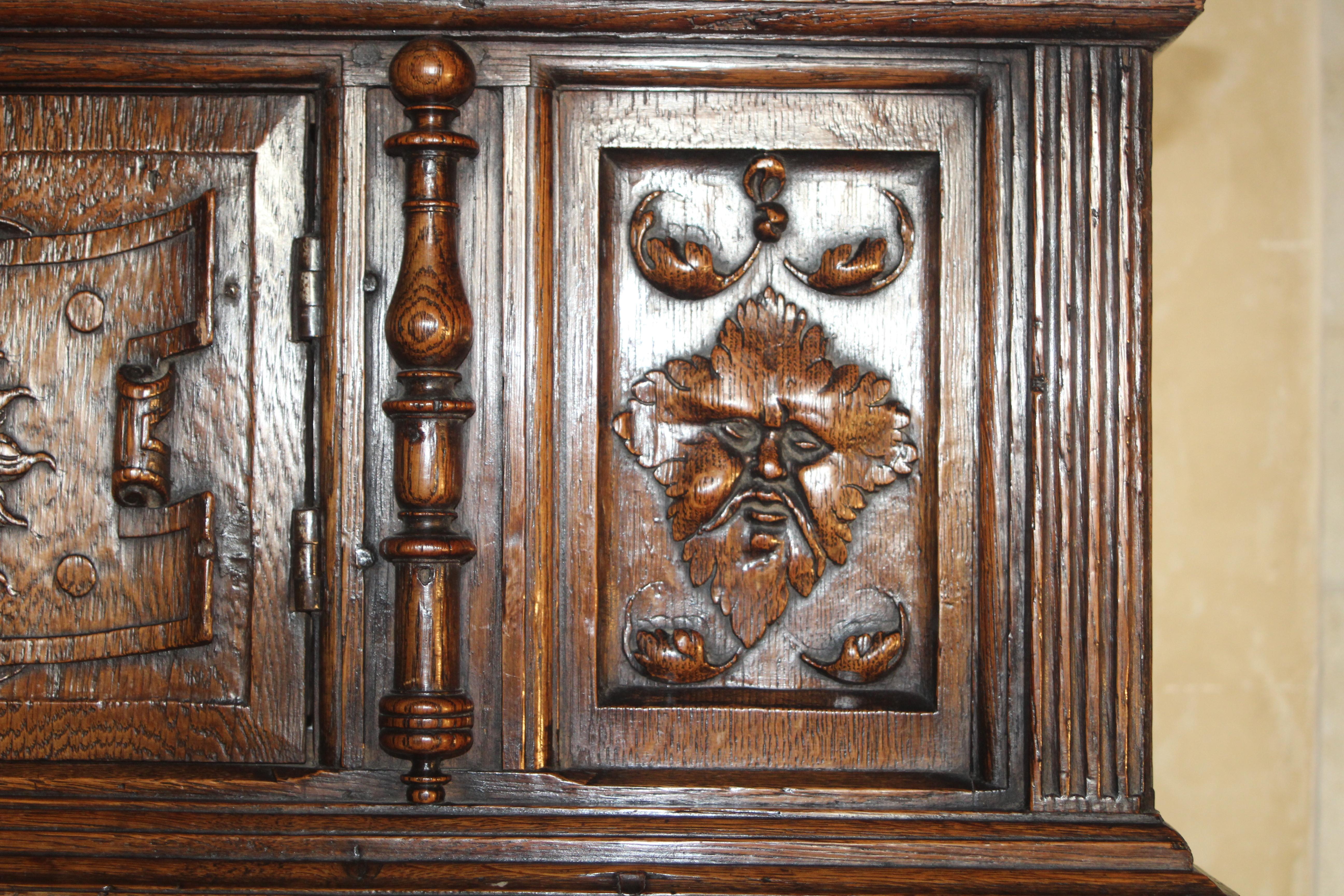 Oak First French Renaissance Dresser For Sale