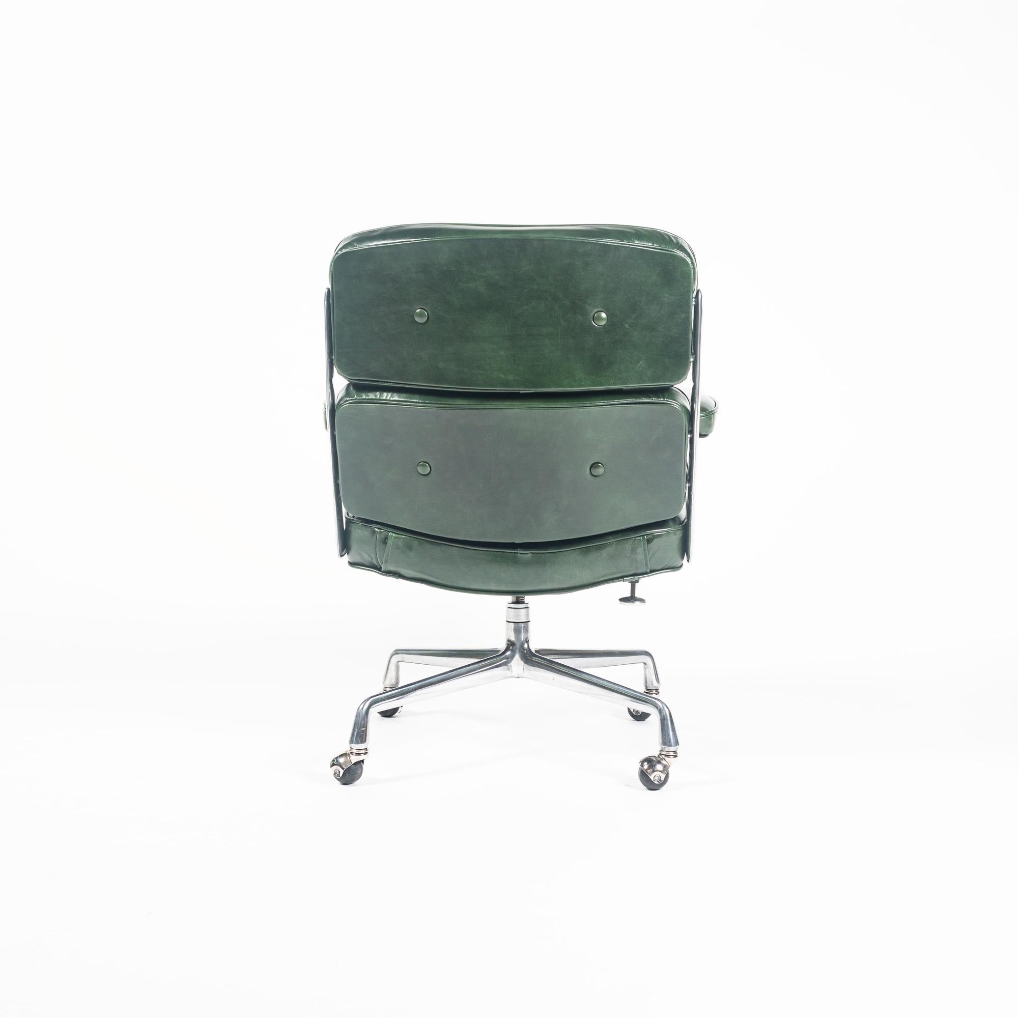 Mid-Century Modern First Gen Eames Time Life Lobby Chair in British Racing Green