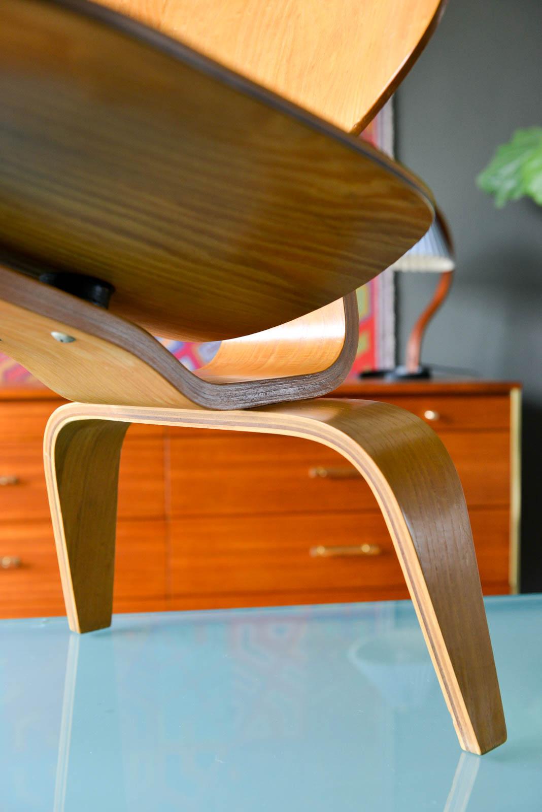 Mid-20th Century First Generation Eames Evans Birch Plywood LCW, ca. 1949