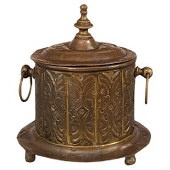 FIRST HALF 17th CENTURY BRASS ESSENCE HOLDER