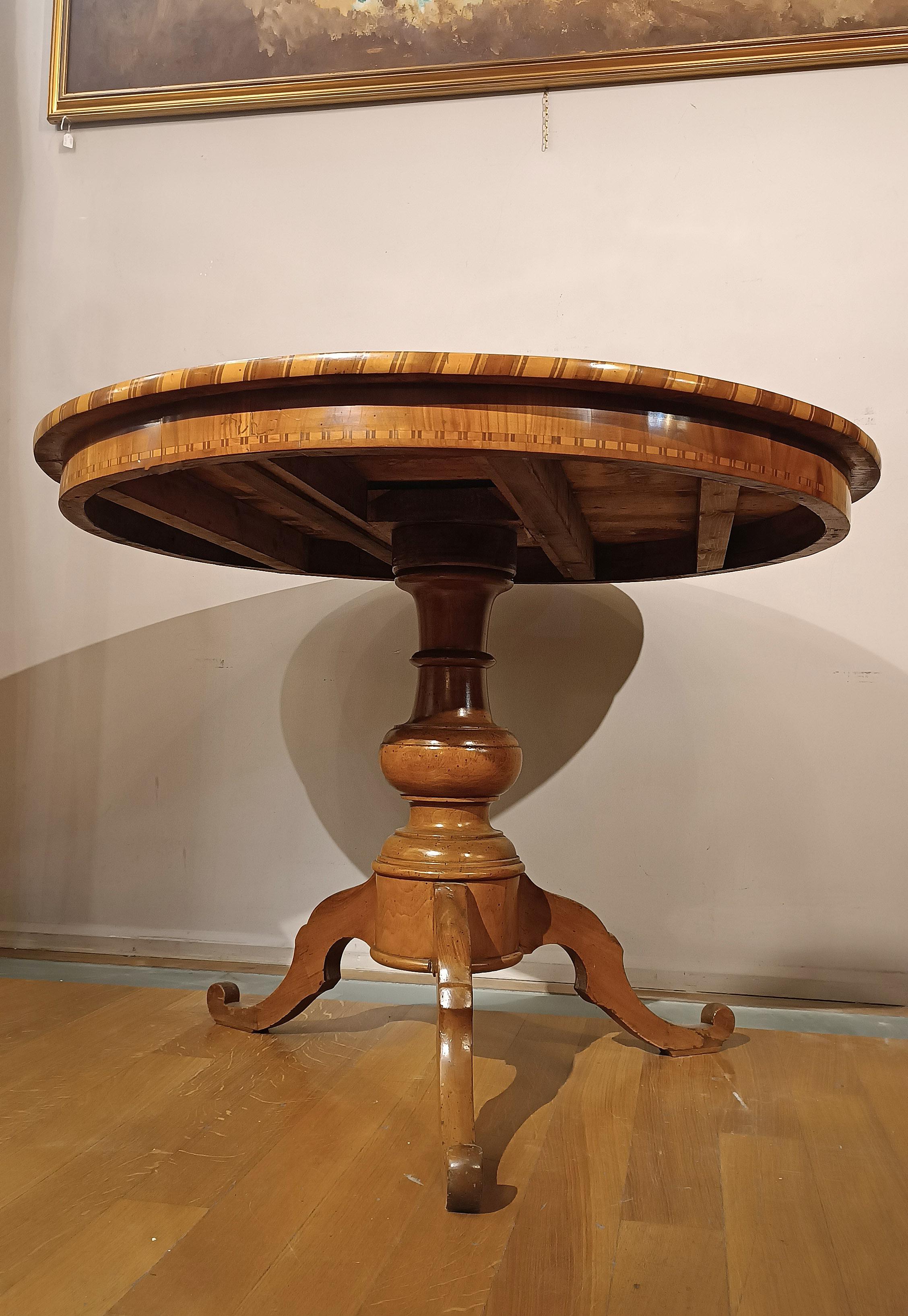PRIMERA MITAD DEL SIGLO XIX MESA ROLO ENLAIDADA 19th Century en venta
