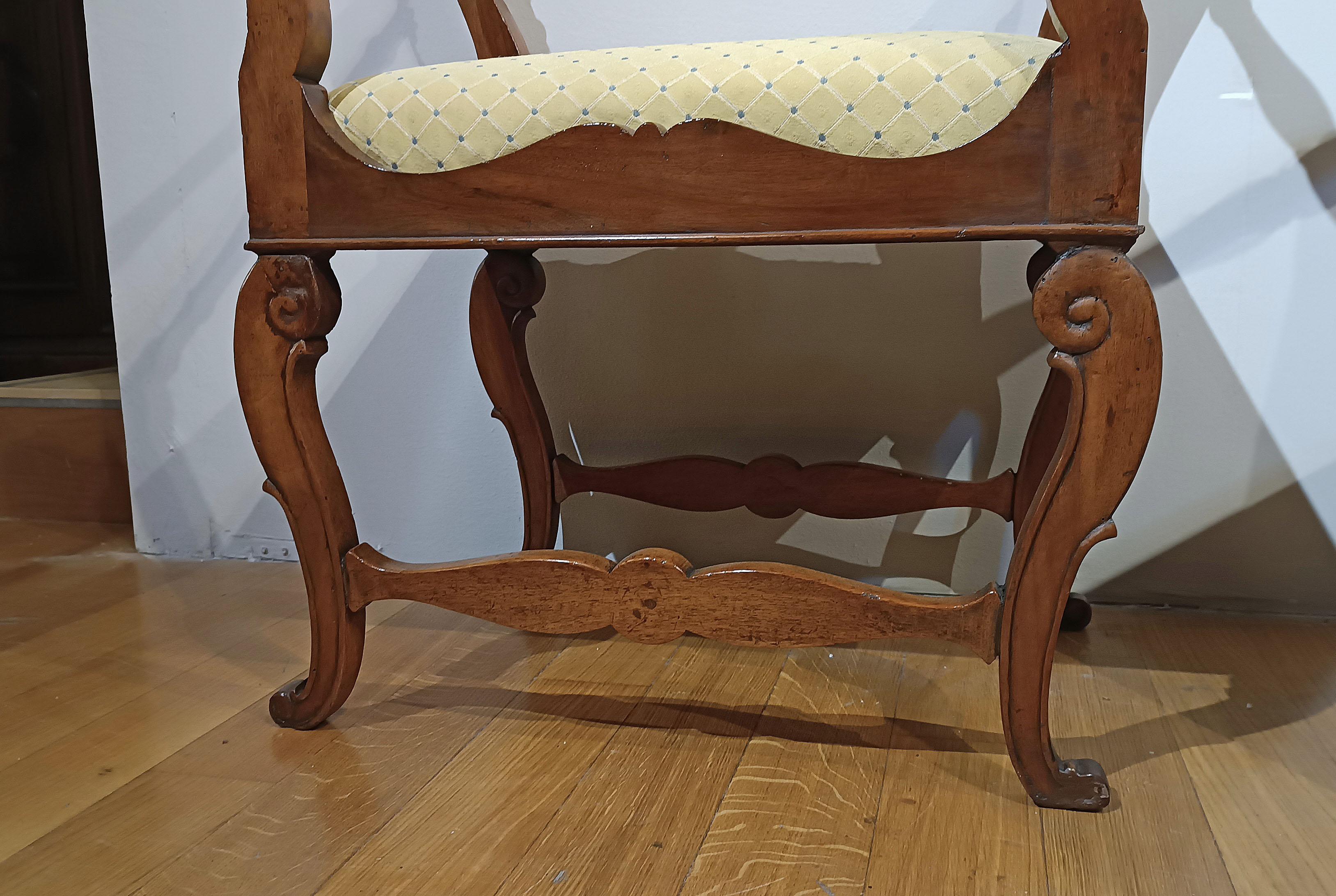 19th Century FIRST HALF OF THE 19th CENTURY PAIR OF CHARLES X STOOLS in vendita