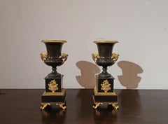 FIRST HALF OF THE 19th CENTURY PAIR OF CHARLES X VASES