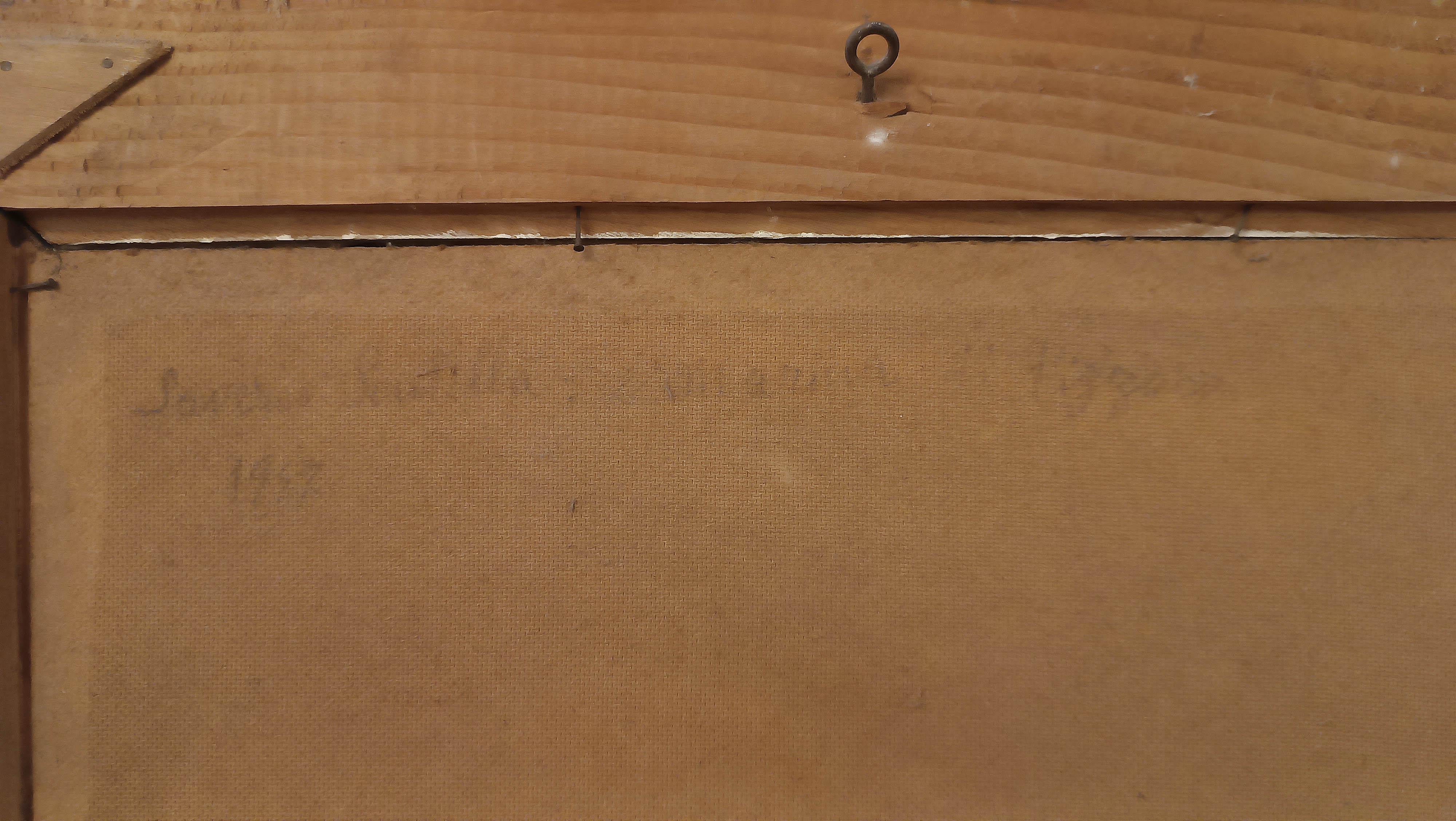 ERSTE HALBZEIT DES 20. JAHRHUNDERTS MALEREI MIT MARINA UND BOOTEN im Angebot 3