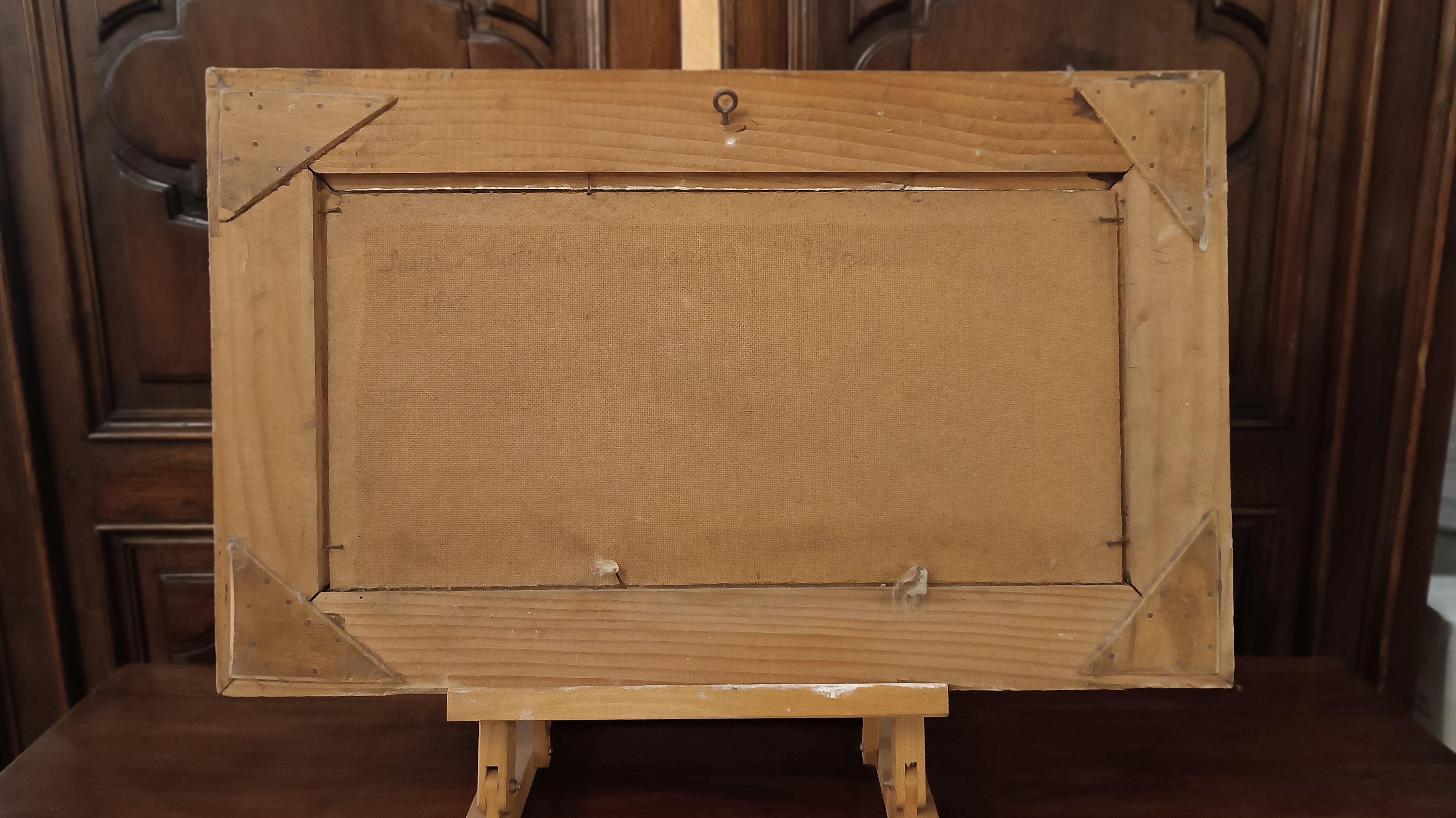 ERSTE HALBZEIT DES 20. JAHRHUNDERTS MALEREI MIT MARINA UND BOOTEN im Angebot 2