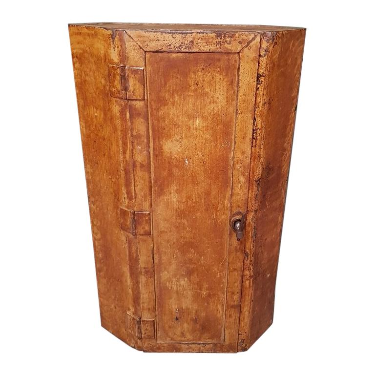 First Half of the 20th Century Rare Model French Industrial Metal Wall Cabinet