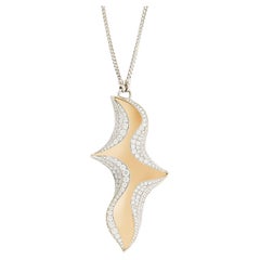 “First Kiss” Love Collection Necklace 18k Rose 
White Gold 
Brilliants.