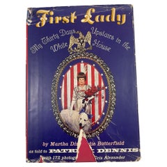 Vintage First Lady My Thirty Days Upstairs in the White House Hardcover 1964