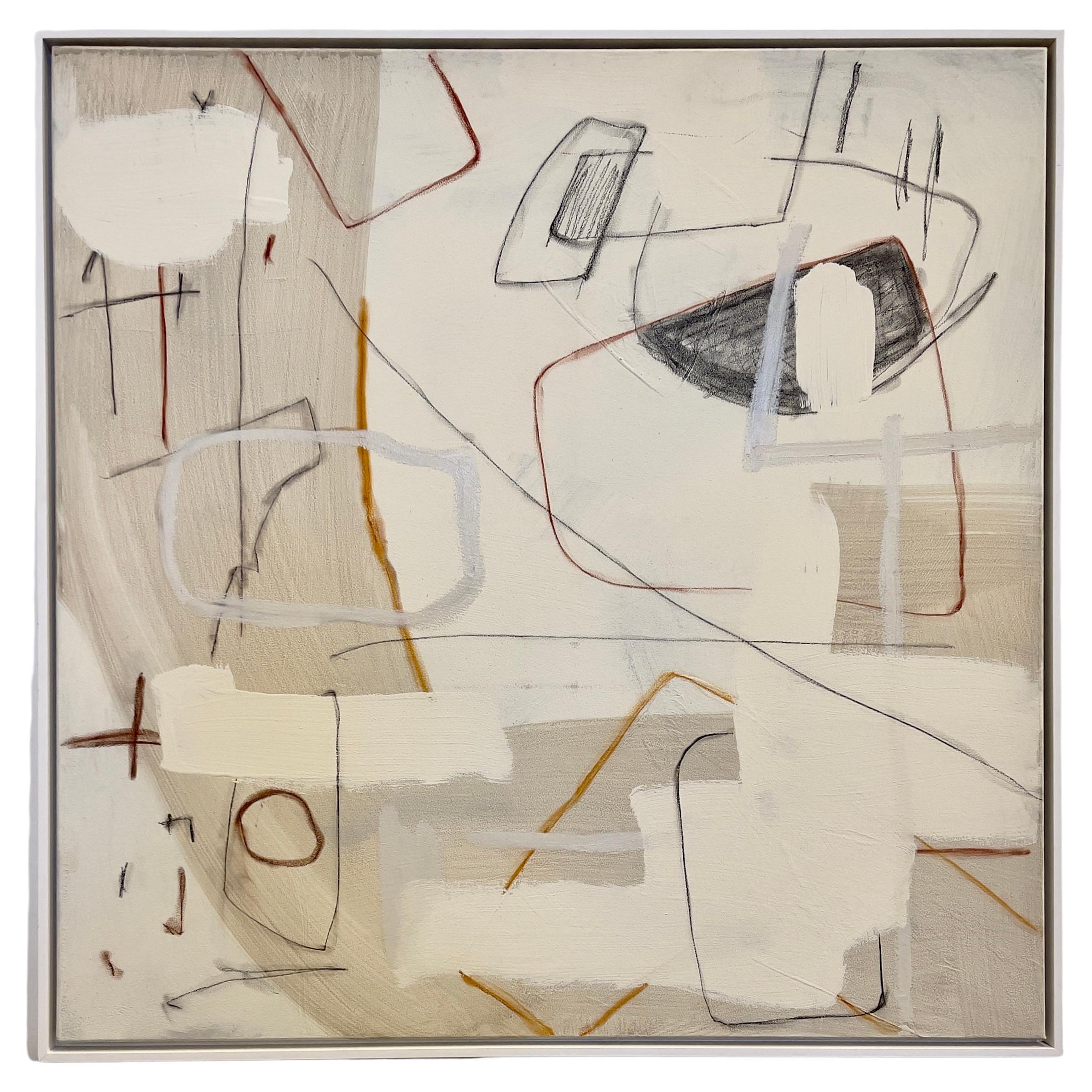 First Light von Murray Duncan, Mischtechnik auf Leinwand, abstrakt, modern, gerahmt