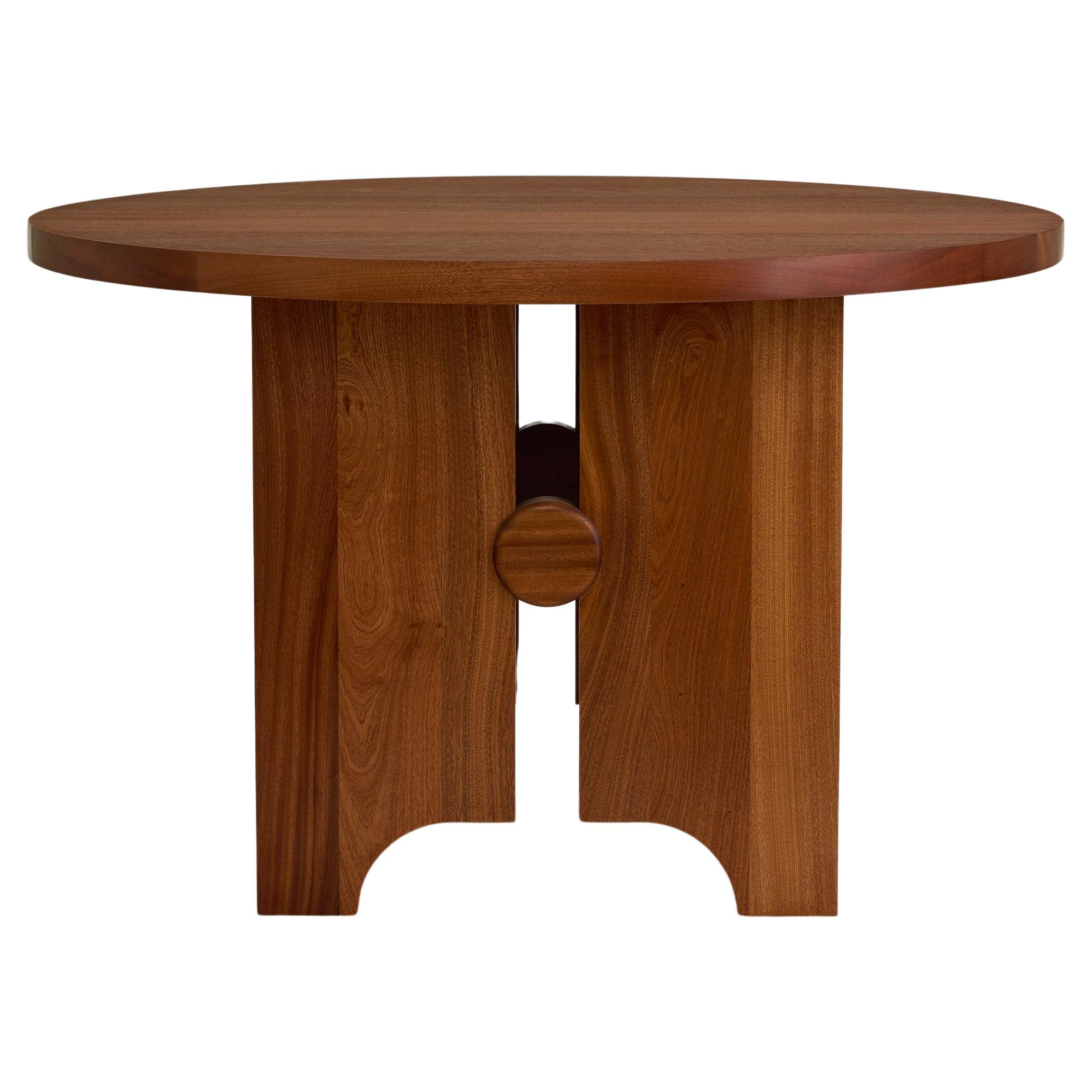 NOLA Round Dining Table 120cm - Oak – Modern Furniture