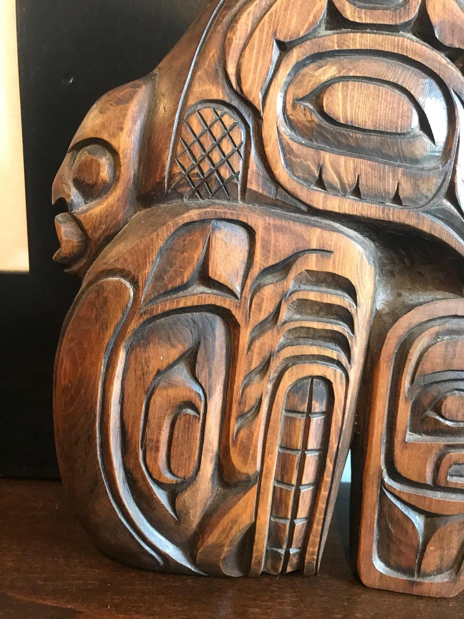 first nations wood carving