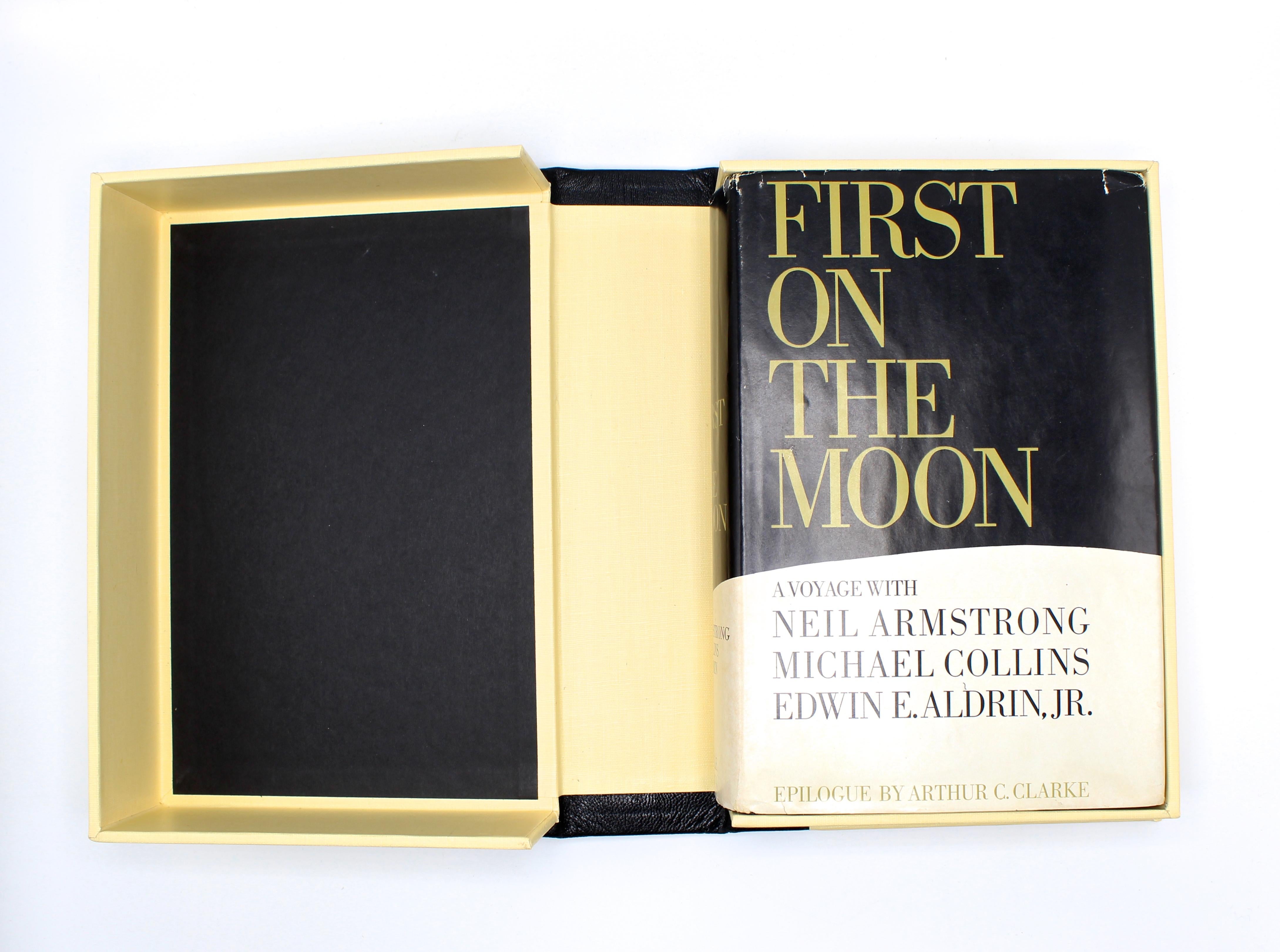 First on the Moon, Apollo 11, Signed by Armstrong, Aldrin & Collins, 1970 In Good Condition In Colorado Springs, CO